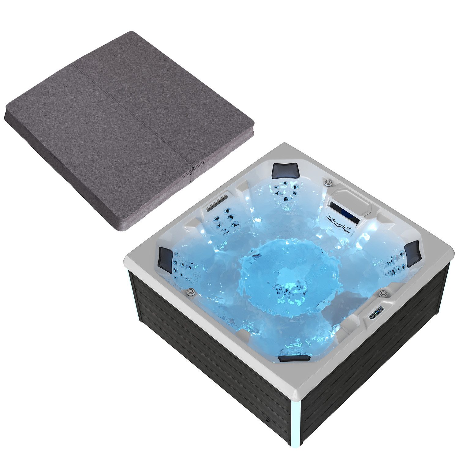 TroniTechnik Whirlpool Outdoor Spa TORCELLO weiß günstig online kaufen