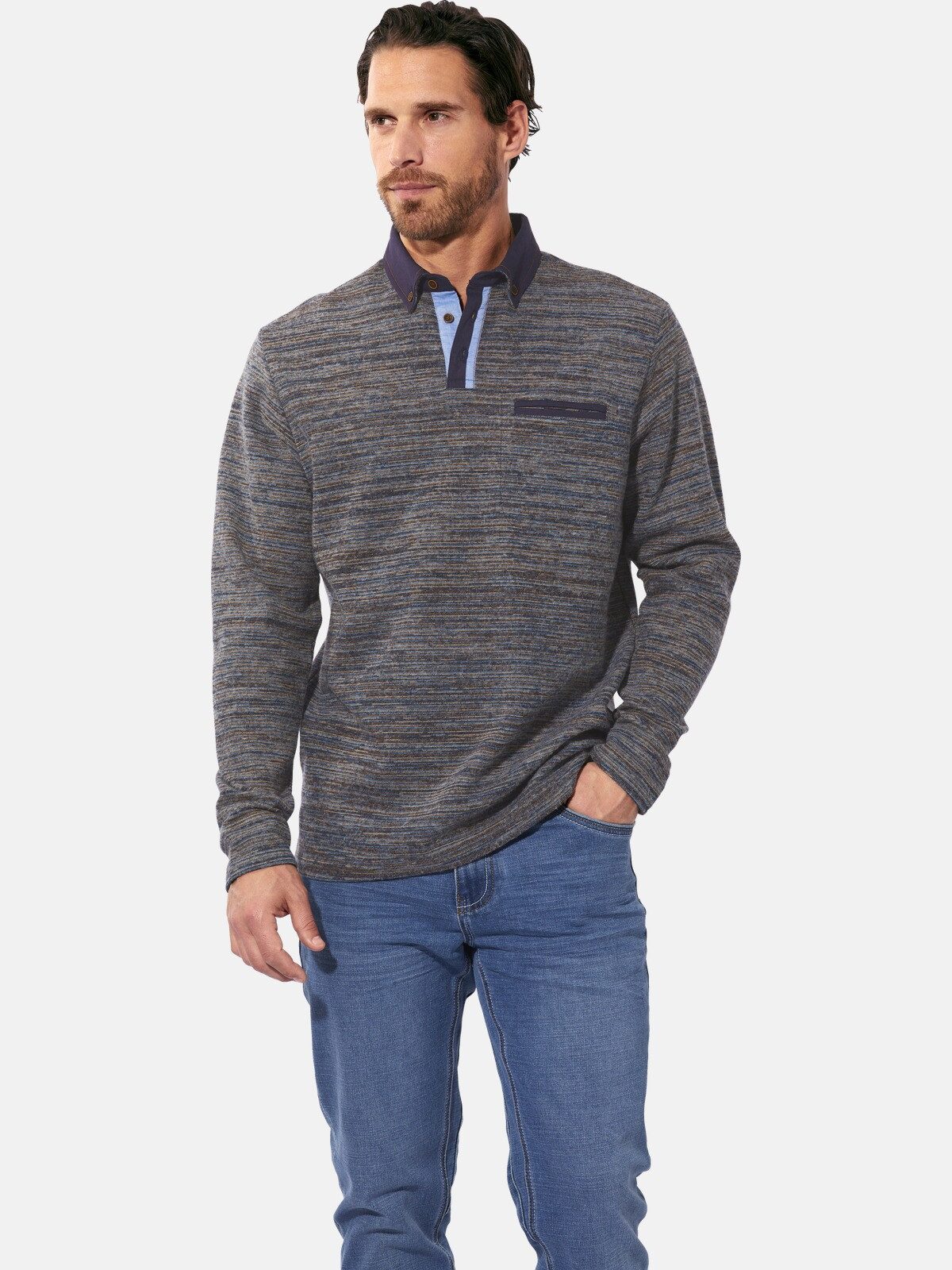 Babista Sweatshirt FALDEN mit seitlich Schlitzen