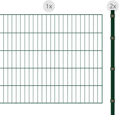 Arvotec Einstabmattenzaun ESSENTIAL 100 zum Einbetonieren, (Set), Zaunhöhe 100 cm, Zaunlänge 2 - 60 m