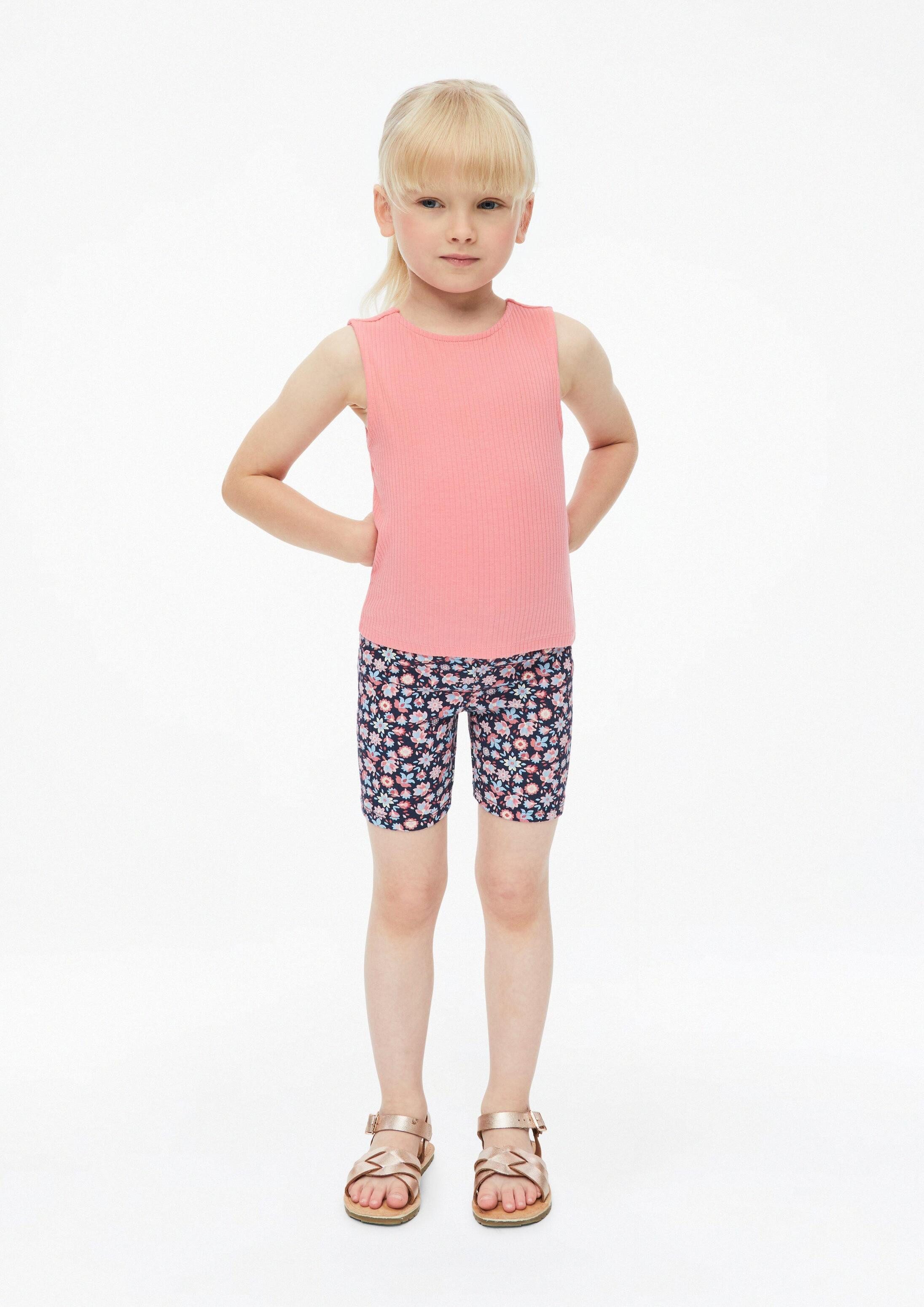 s.Oliver Shorts Leggings Gerippte Radlerhose im Doppelpack
