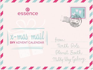 Essence Adventskalender x-mas mail DIY ADVENT CALENDAR