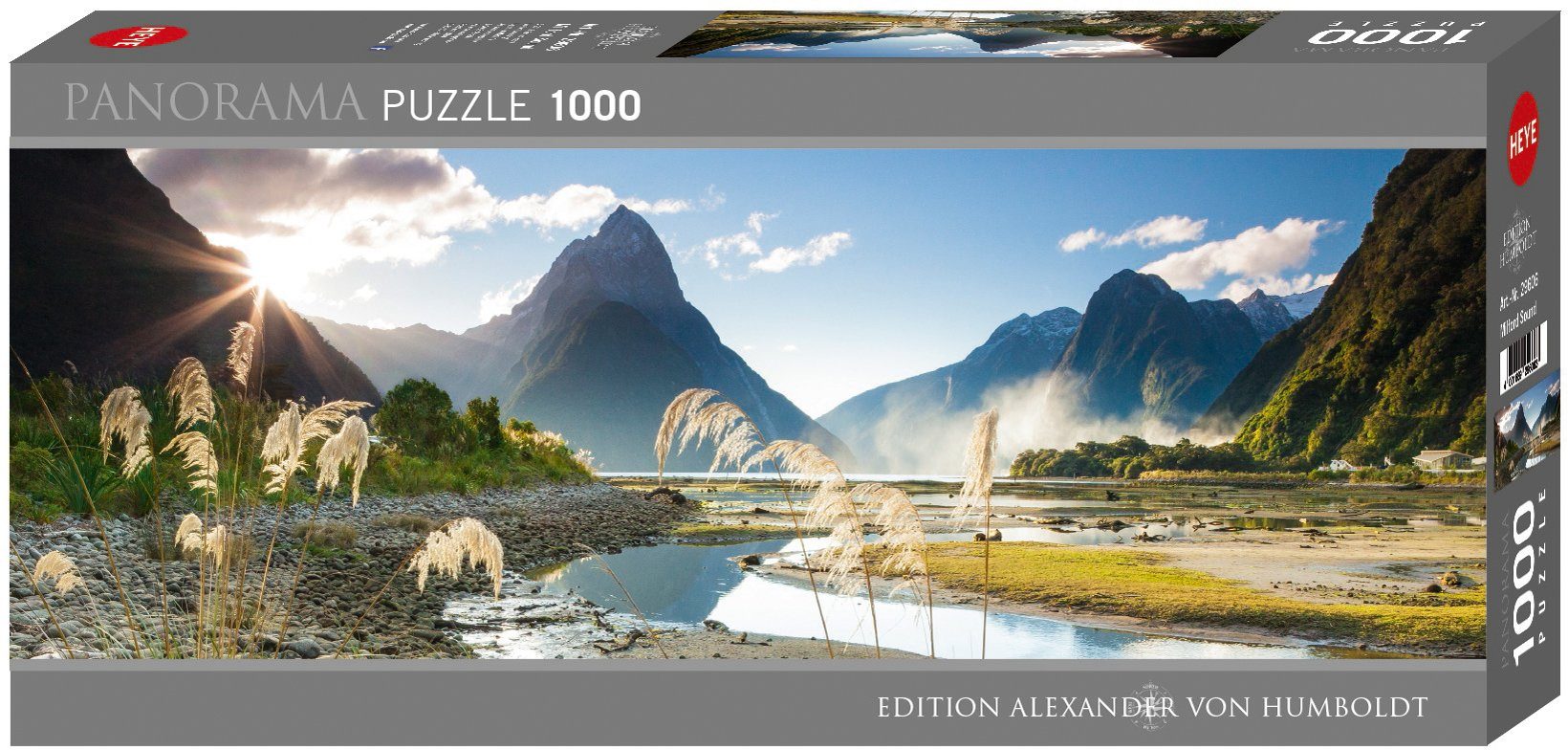 HEYE Puzzle Milford Sound, Edition Humboldt, 1000 Puzzleteile, Made in Euro günstig online kaufen