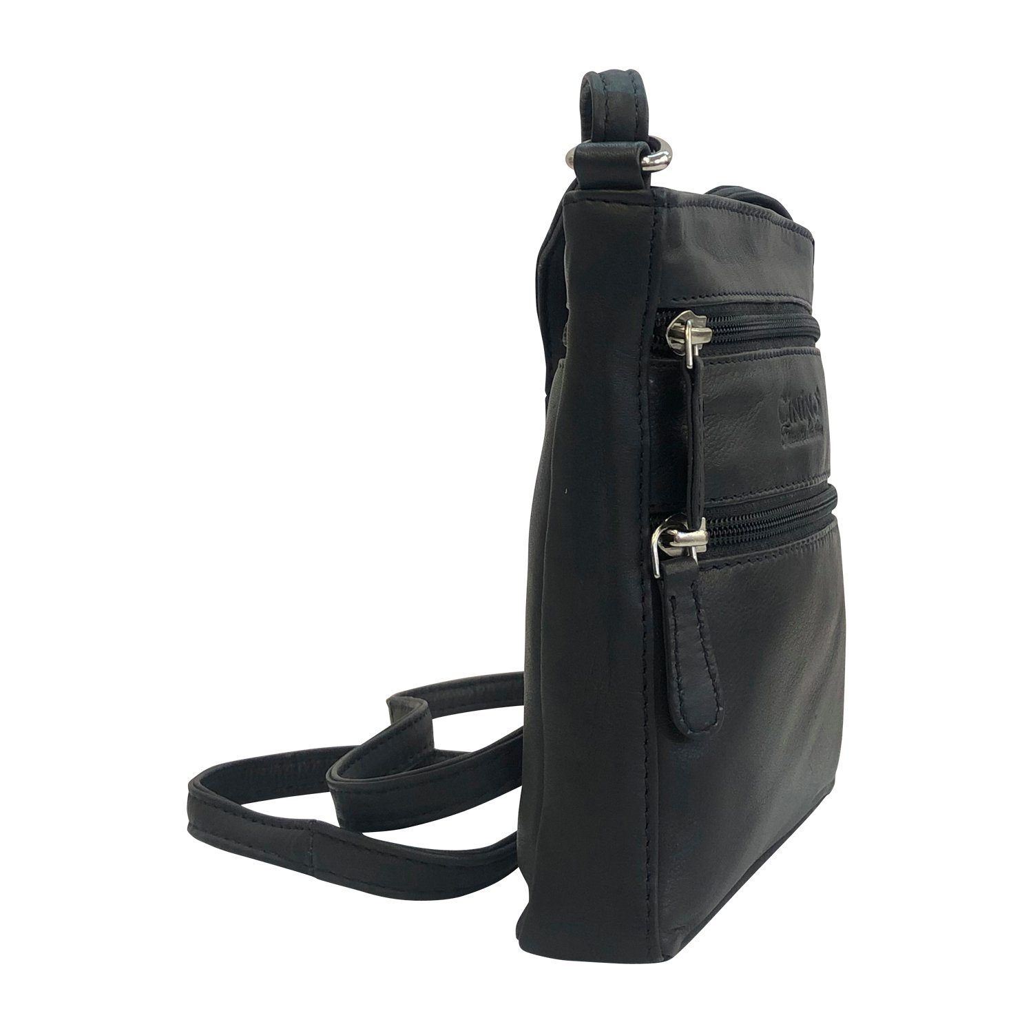 Cinino Handtasche C1935, Umhängetasche Crossoverbag Ledertasche