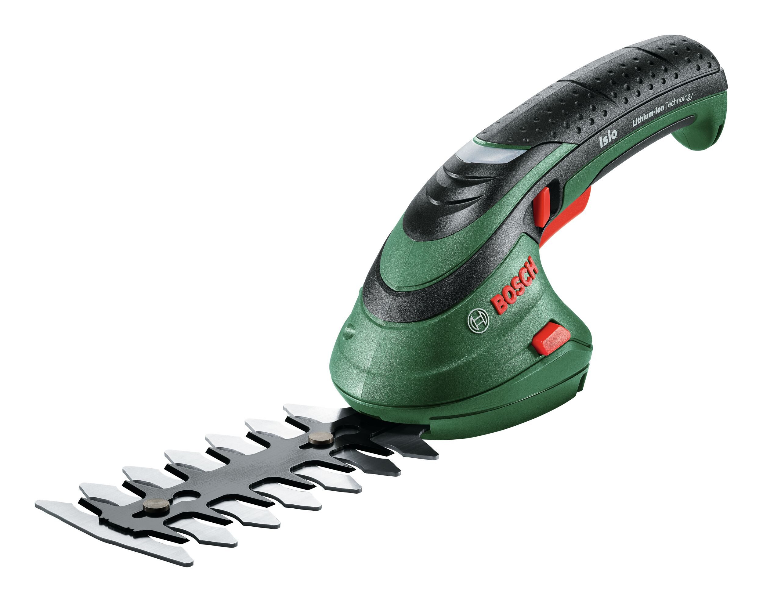 BOSCH Akku-Strauchschere Isio, Gras- und Strauchschere mit integriertem Akku - im Karton