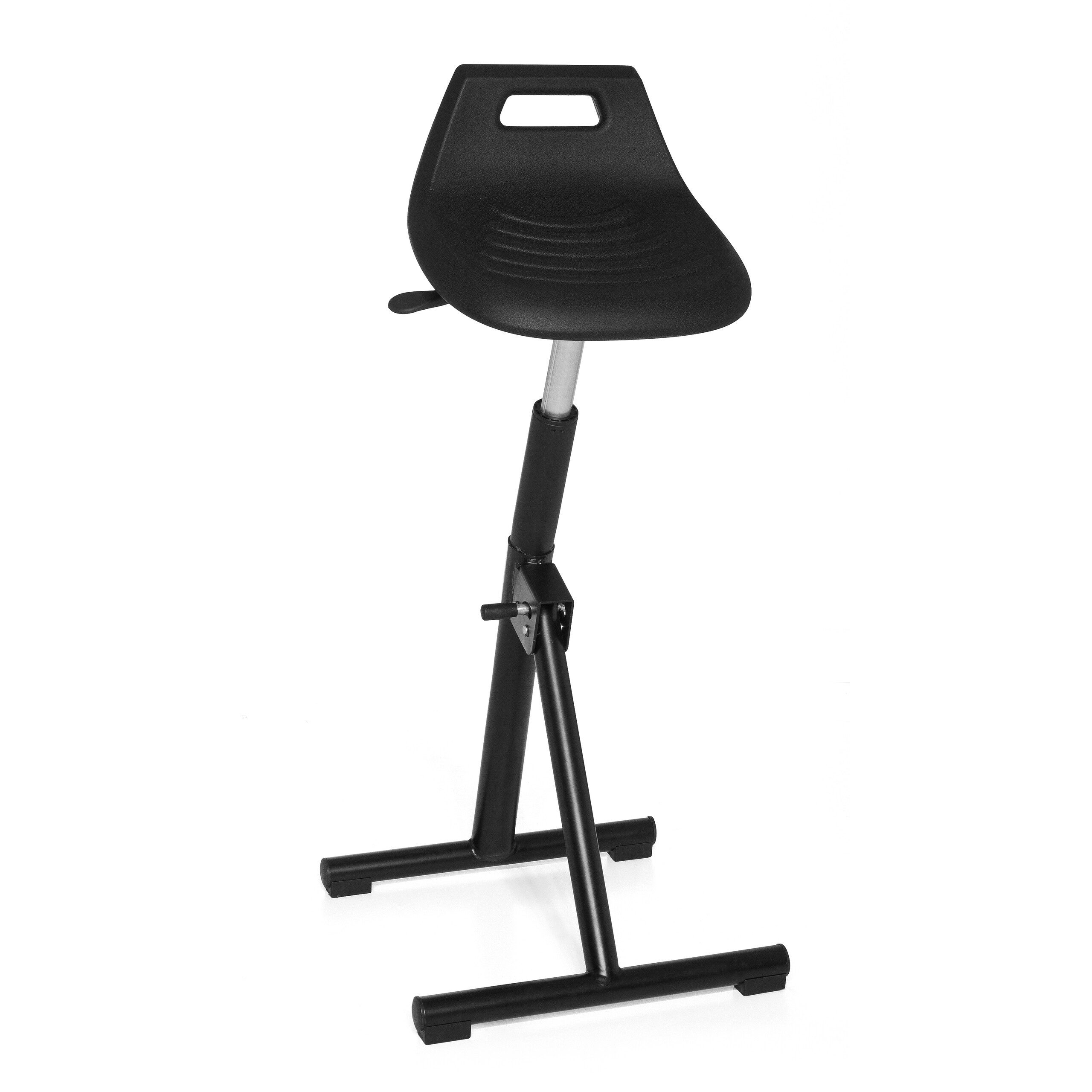 hjh OFFICE Stehhilfe Stehhilfe TOP WORK 31 Kunststoff ohne Armlehnen, Hocker