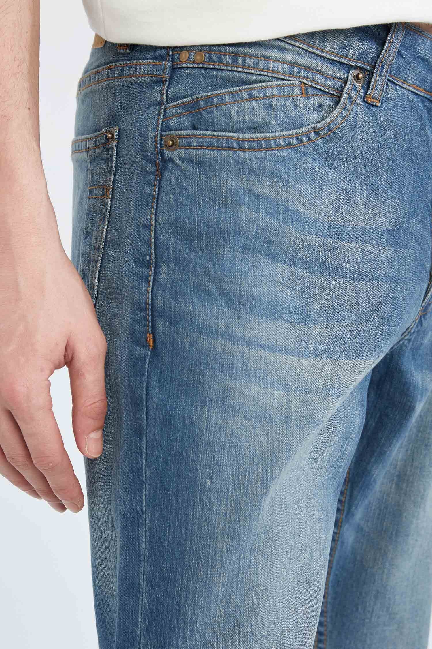DeFacto Skinny-fit-Jeans Herren FIT SKINNY DENIM Skinny-fit-Jeans SUPER