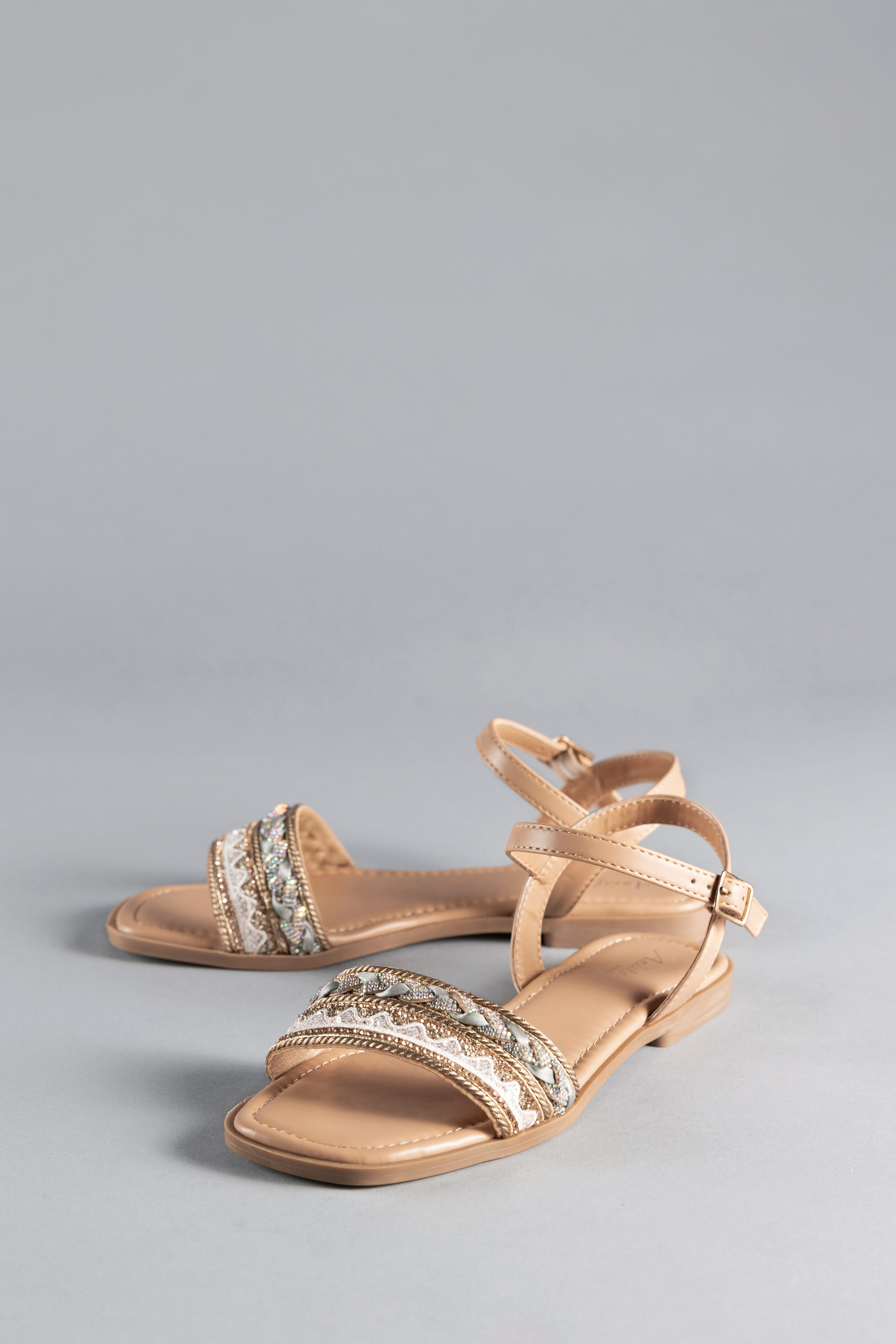 Aniston SHOES Riemchensandale, Sommerschuh, Sandalette, Glitzersteine günstig online kaufen