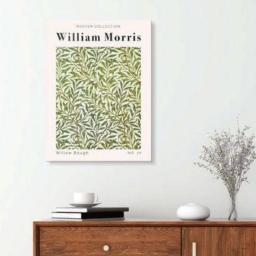 Posterlounge Acrylglasbild William Morris, Willow Bough No. 70, Schlafzimmer Modern Grafikdesign