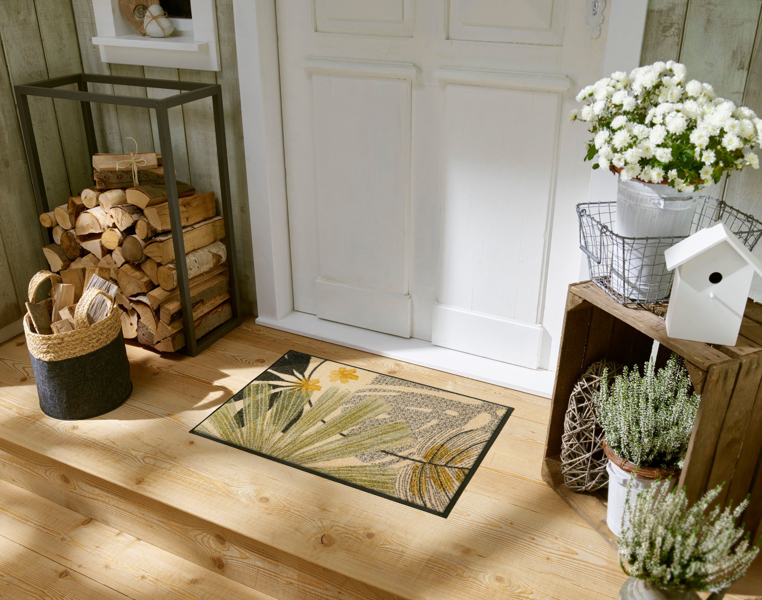 wash+dry by Kleen-Tex Fußmatte Garden Soul, rechteckig, Höhe: 7 mm günstig online kaufen