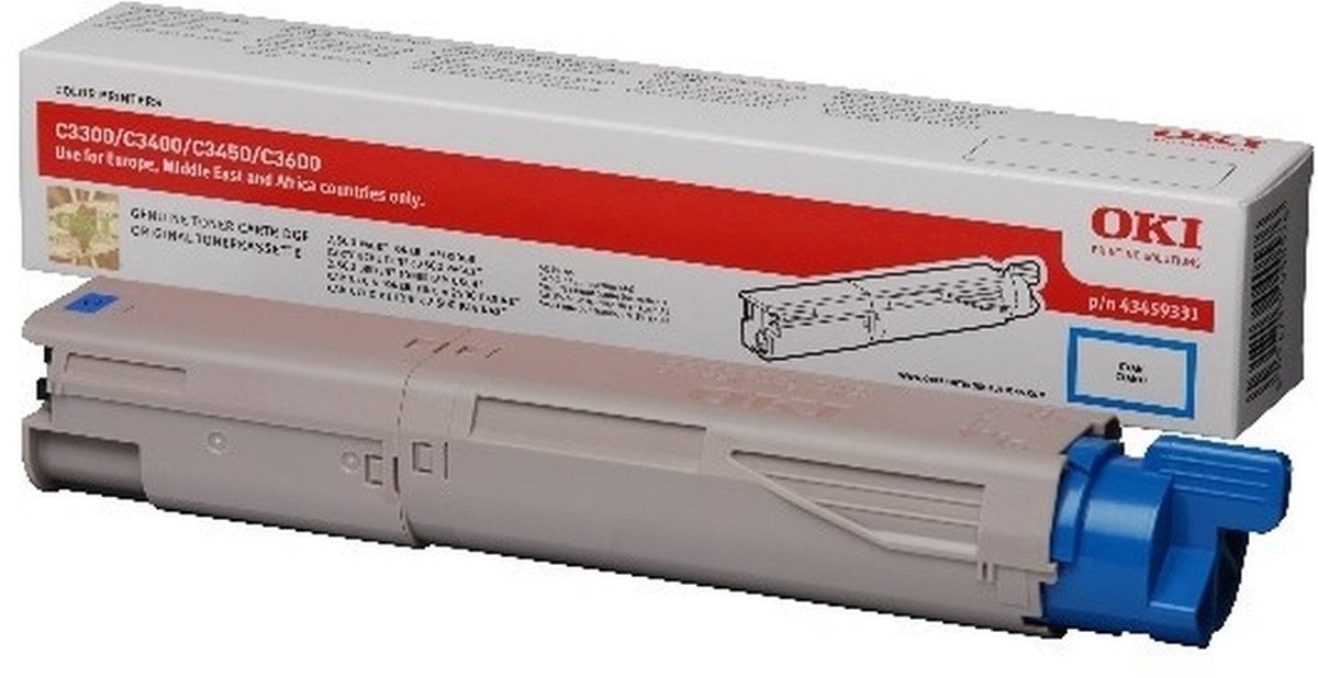 OKI Tonerpatrone Toner Oki 43459331 cyan