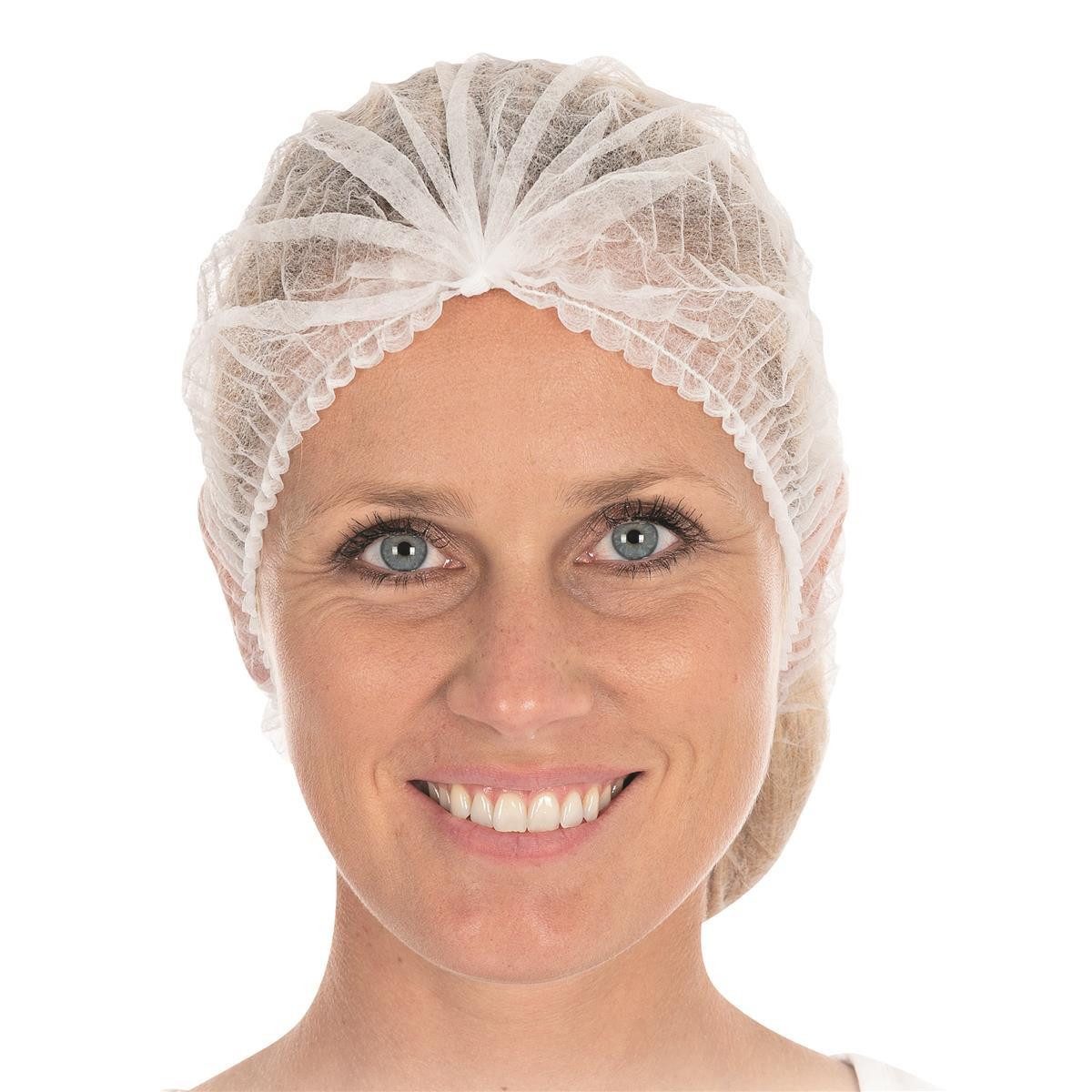 HYGOSTAR Schutzhaube Hygostar 1210 Klipphauben weiß ø 53 cm PP Spenderbox