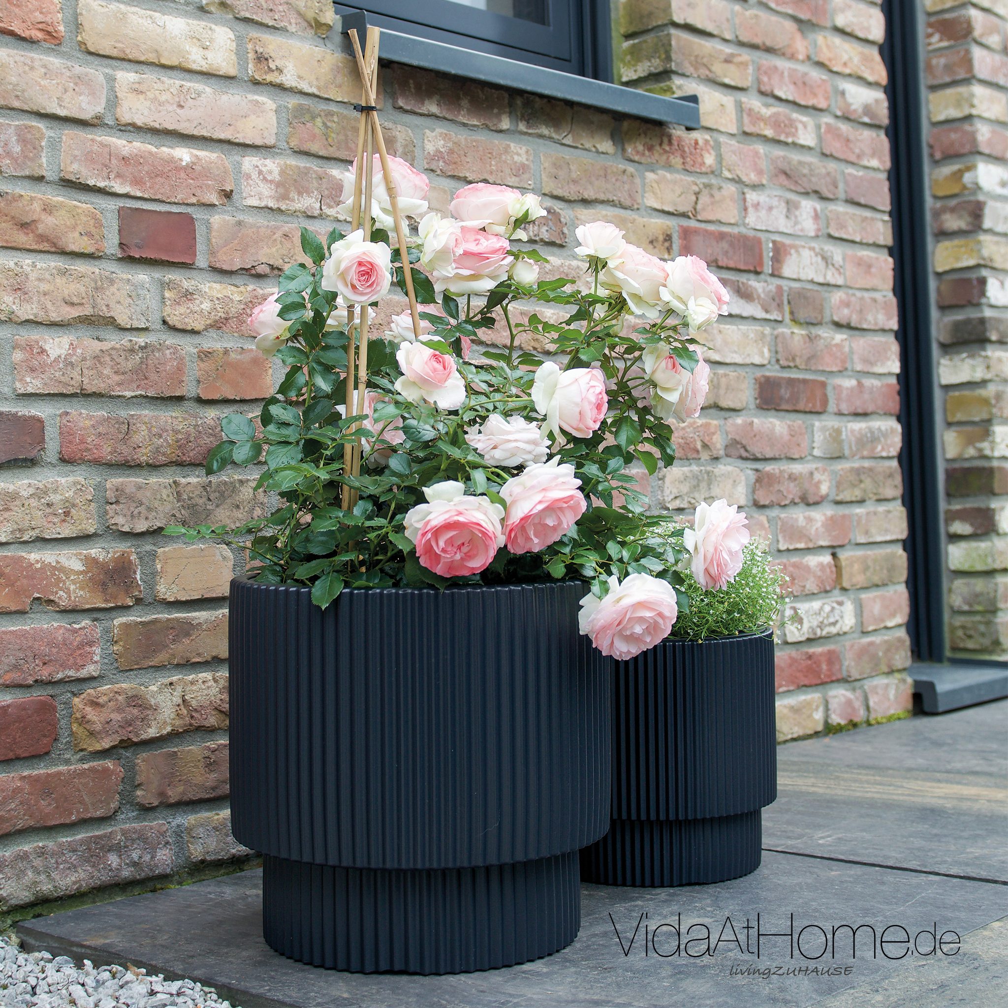 VidaAtHome.de Blumentopf Design-Pflanzgefäße-Set IVY (2er Set) günstig online kaufen