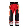 high vis rot/schwarz