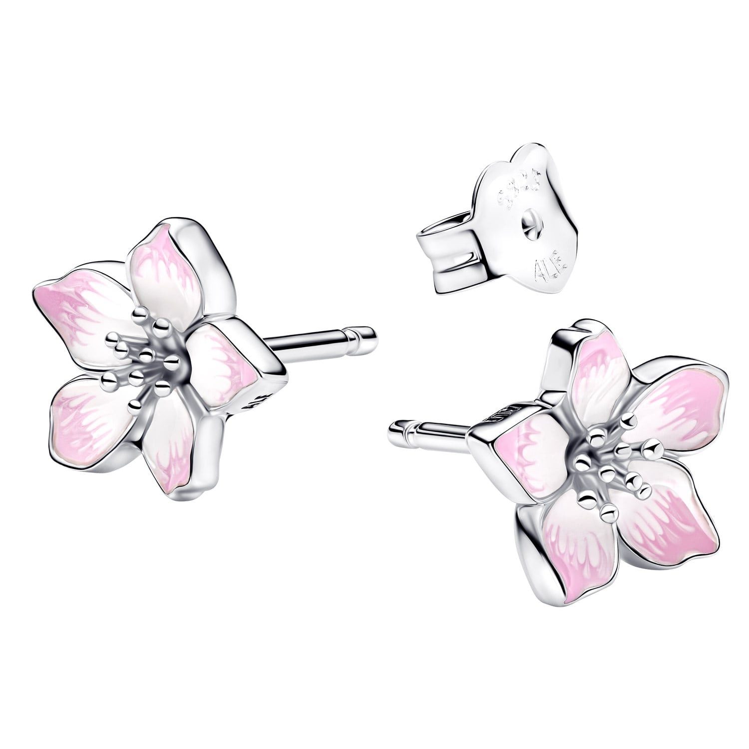 Pandora Paar Ohrstecker Damen-925 Silber Kirschblüte günstig online kaufen