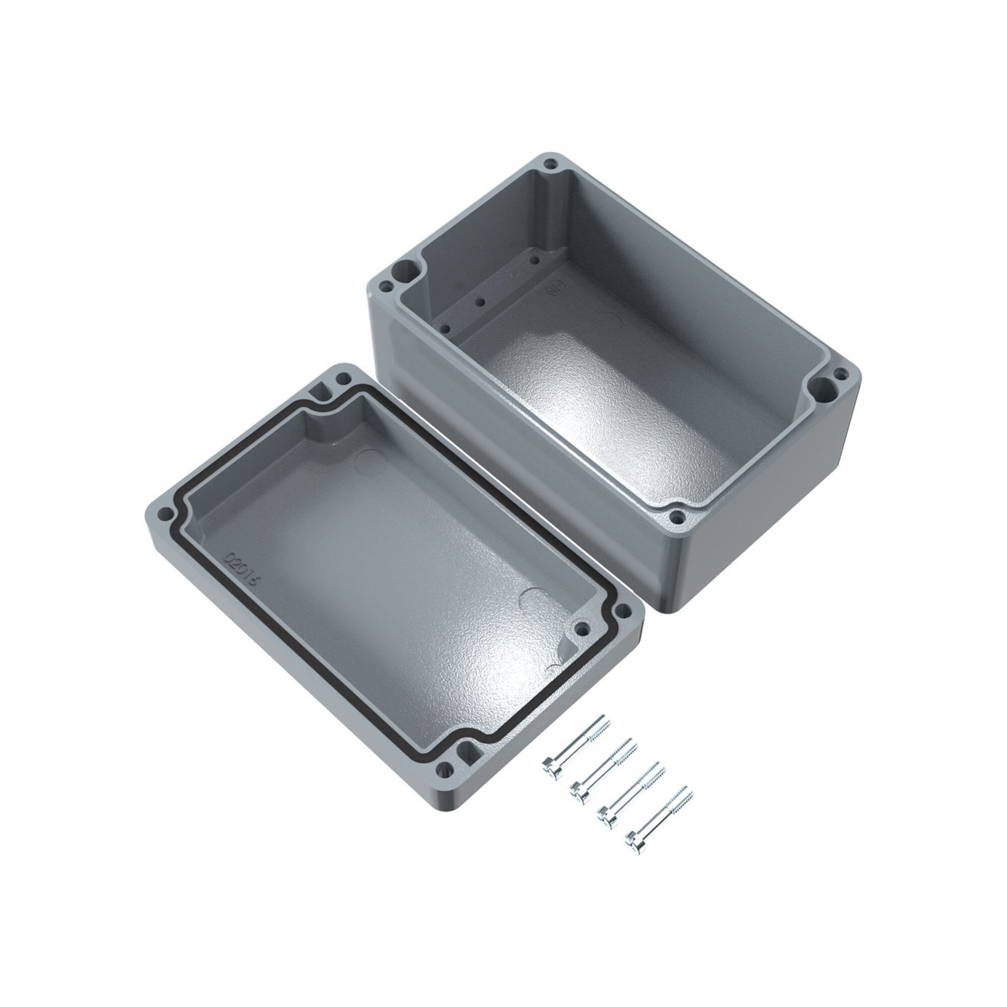Rose Rose System Gehäuse Aluminium 80x125x57 00010813060 Installationskabel