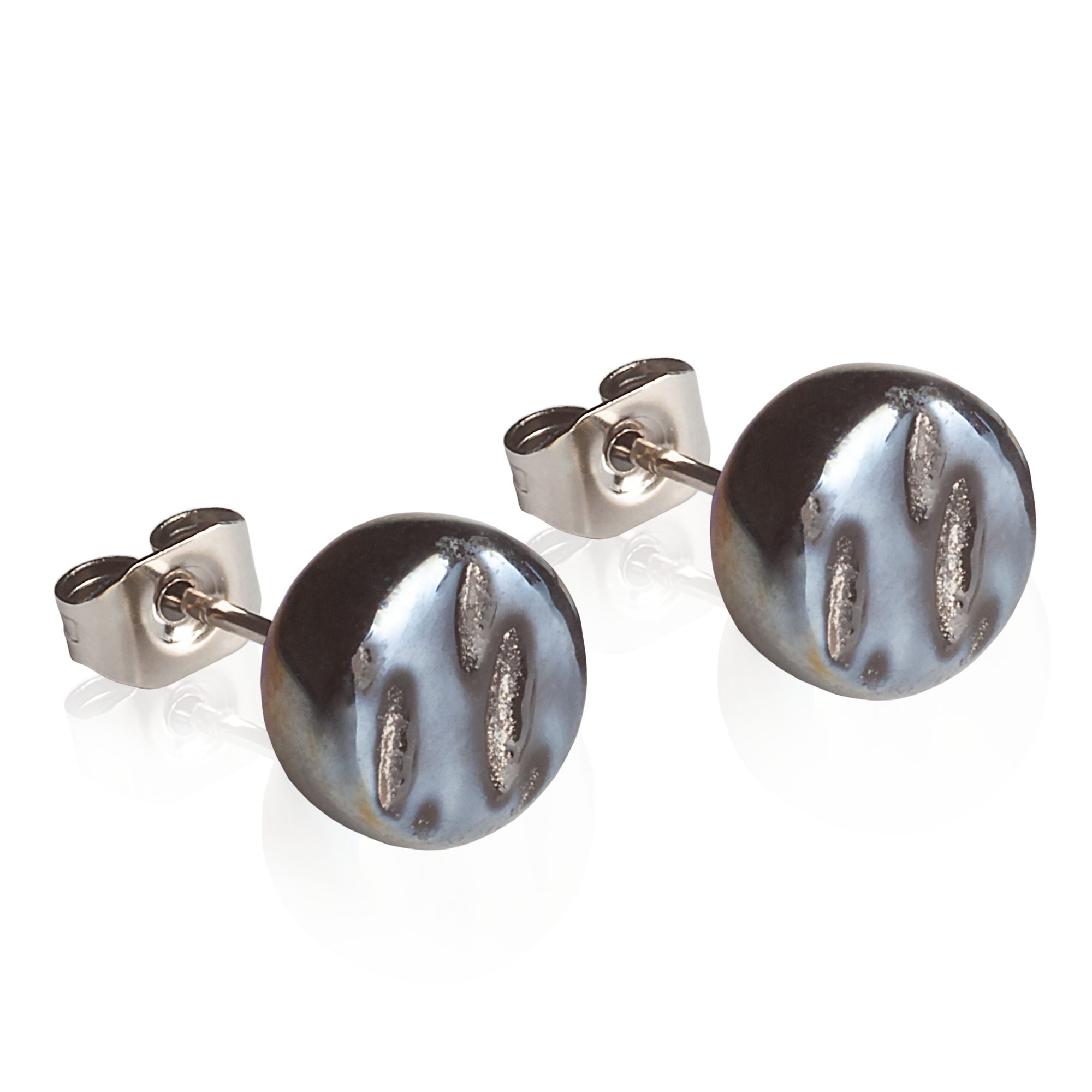 ALEXASCHA Paar Ohrstecker Glasohrstecker in Perlmuttoptik günstig online kaufen