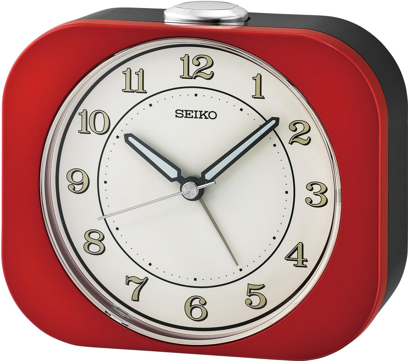 Seiko Quarzwecker QHE195R Wecker, Schlafzimmer, Geschenkidee, Piepalarm, durchlaufende Sekunde