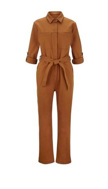 Rick by rick cardona Overall RICK CARDONA Damen Designer-Overall im Worker-Style, cognac