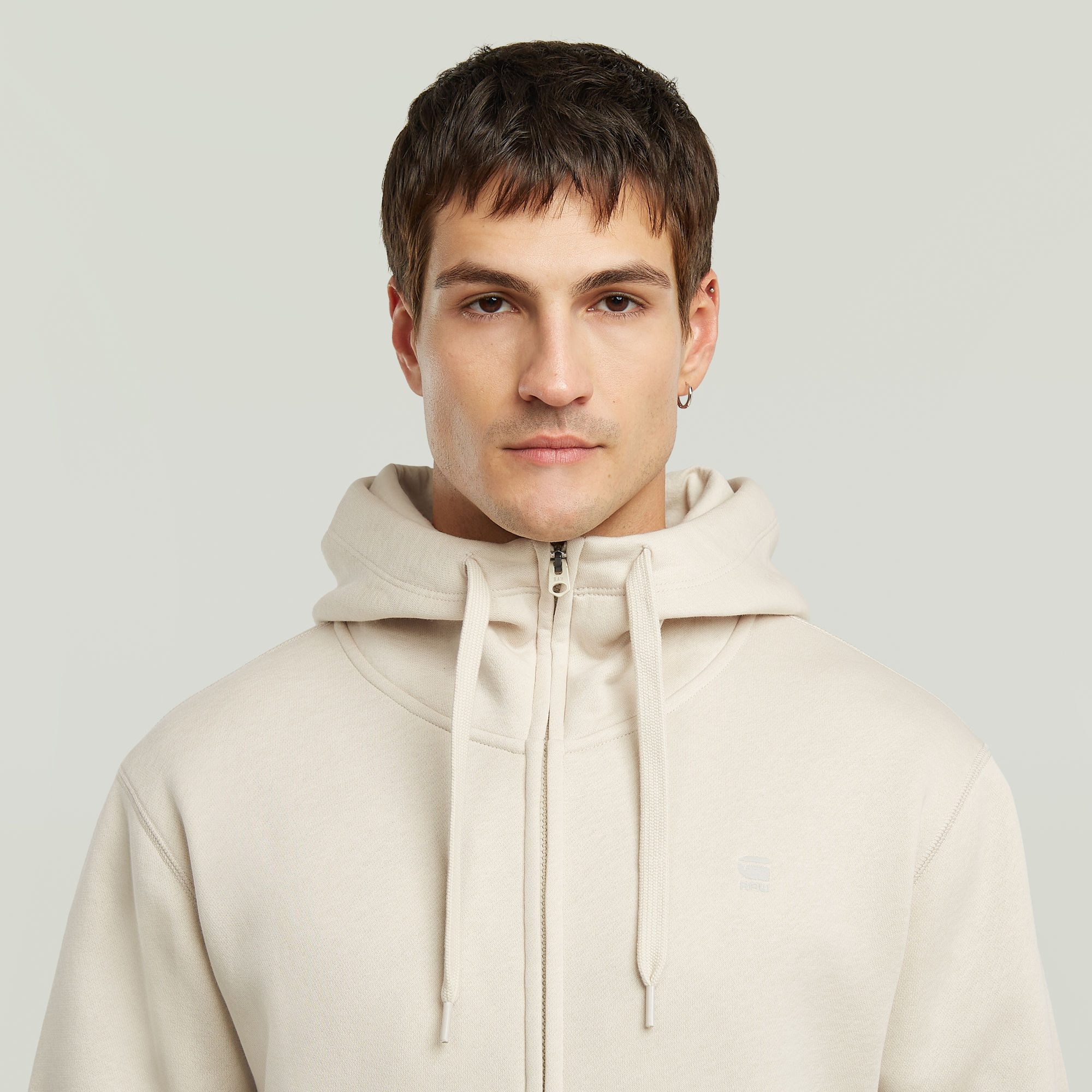 G-STAR Kapuzensweatjacke Premium Basic Hooded Zip Sweater