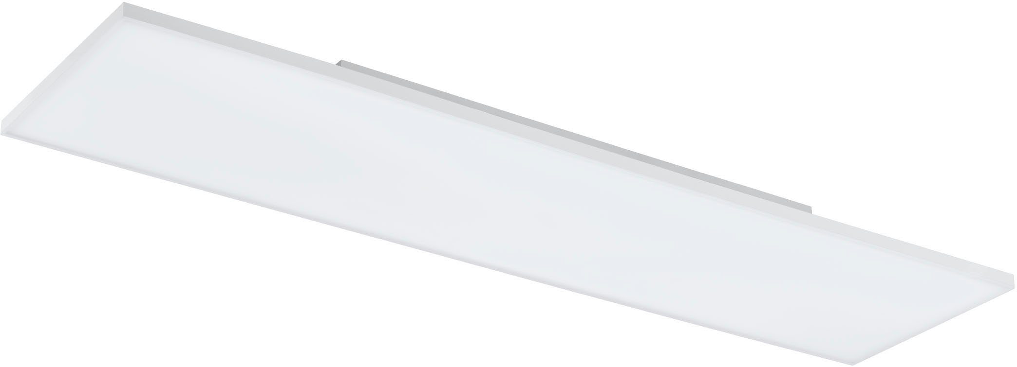 EGLO Deckenleuchte TURCONA-B, LED fest 31,5W Warmweiß Warmweiß, Stahl Alu, - aus Deckenleuchte weiß integriert, - in