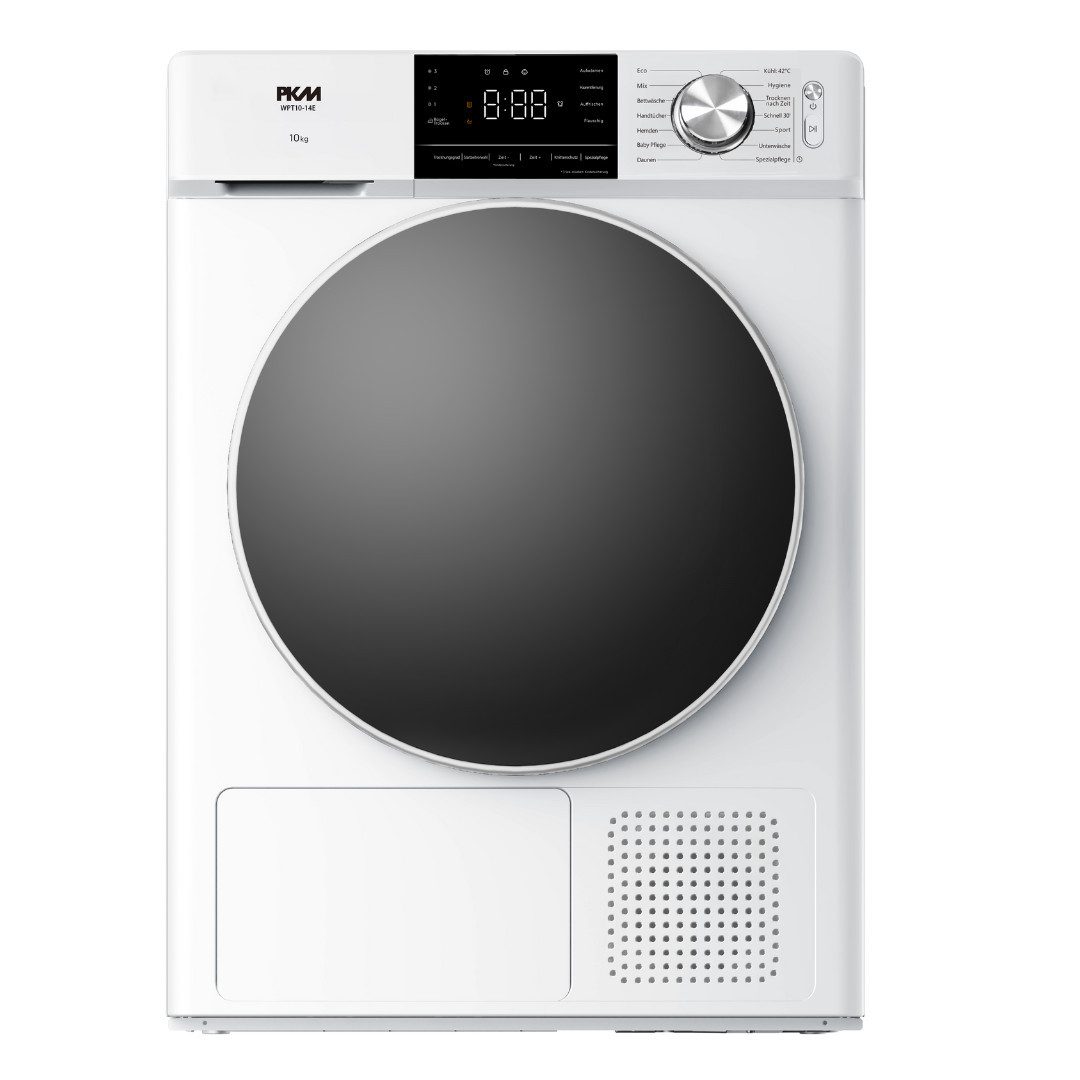 PKM Wärmepumpentrockner WPT10-14E, LED-Display Startzeitvorwahl