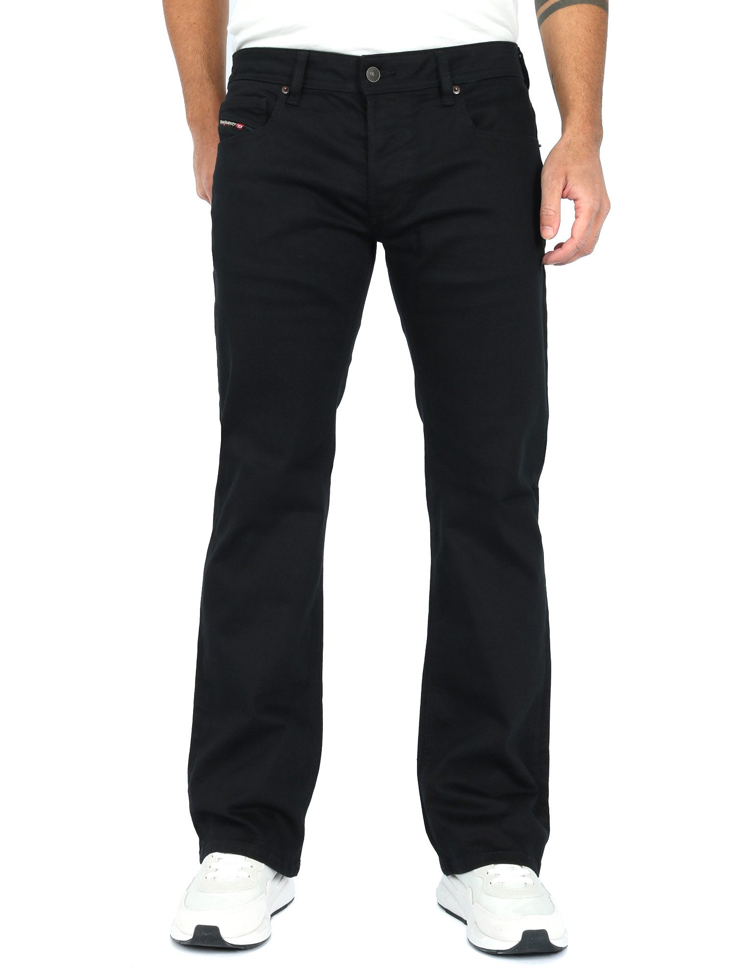 Diesel Bootcut-Jeans schmale, ausgestellte Beinform - günstig online kaufen