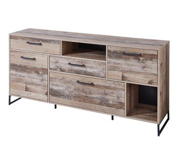 Innostyle Sideboard Roof, Breite 172 cm, Höhe 81 cm, Tiefe 42 cm, used Style mix