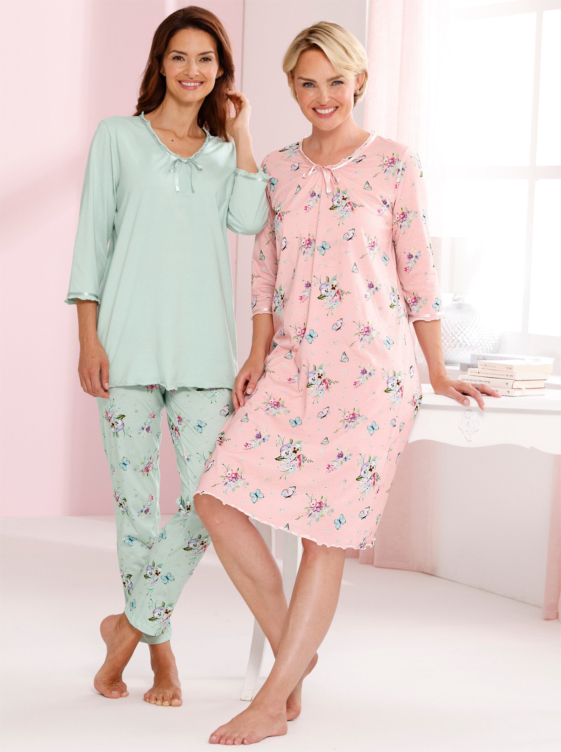 Witt Nachthemd Nachthemd 3/4-Arm