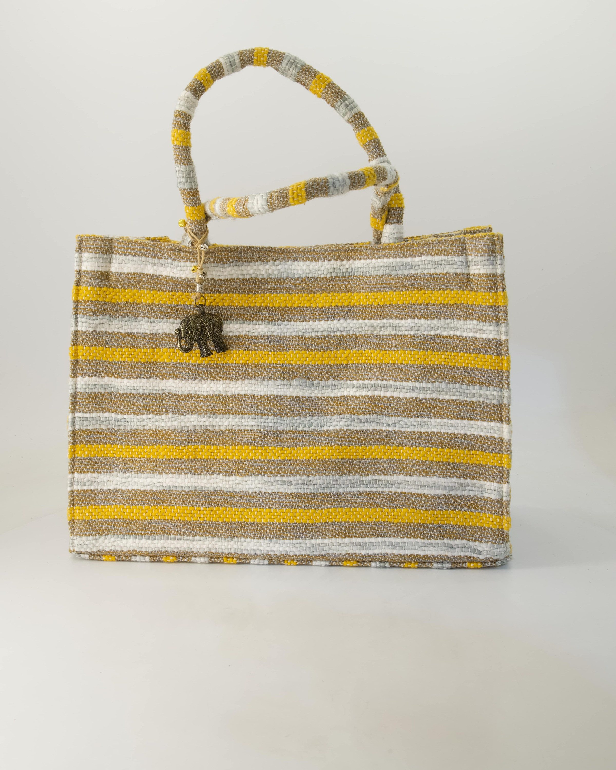 Anokhi Handtasche Book Tote Large, Obermaterial: Textil