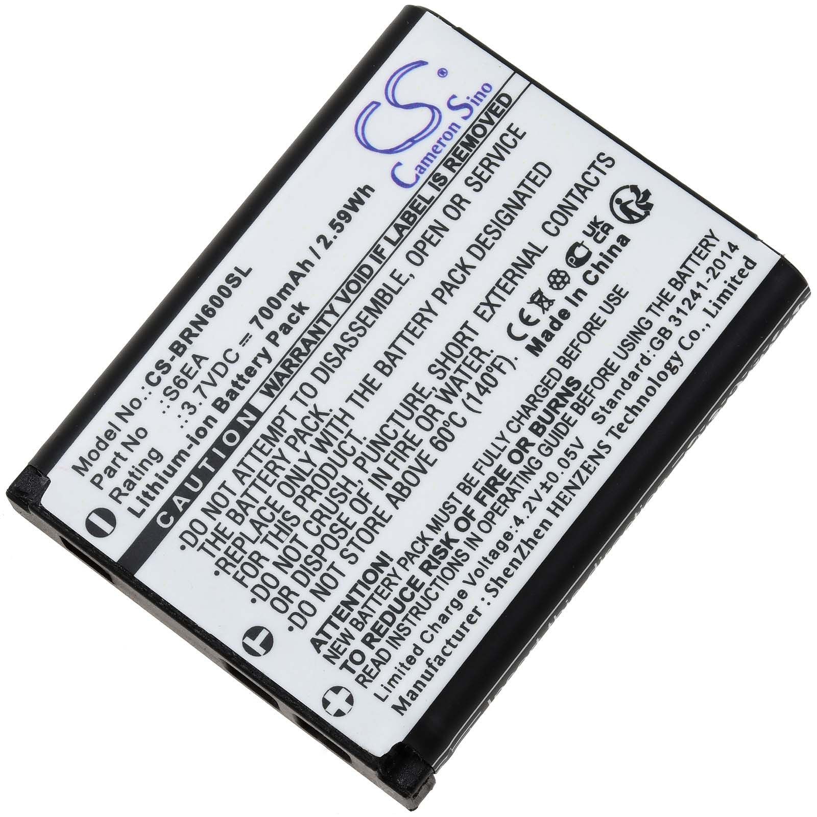 Powery Akku für Bosch Typ S6EA Elektromobil-Akku 700 mAh (3.7 V)