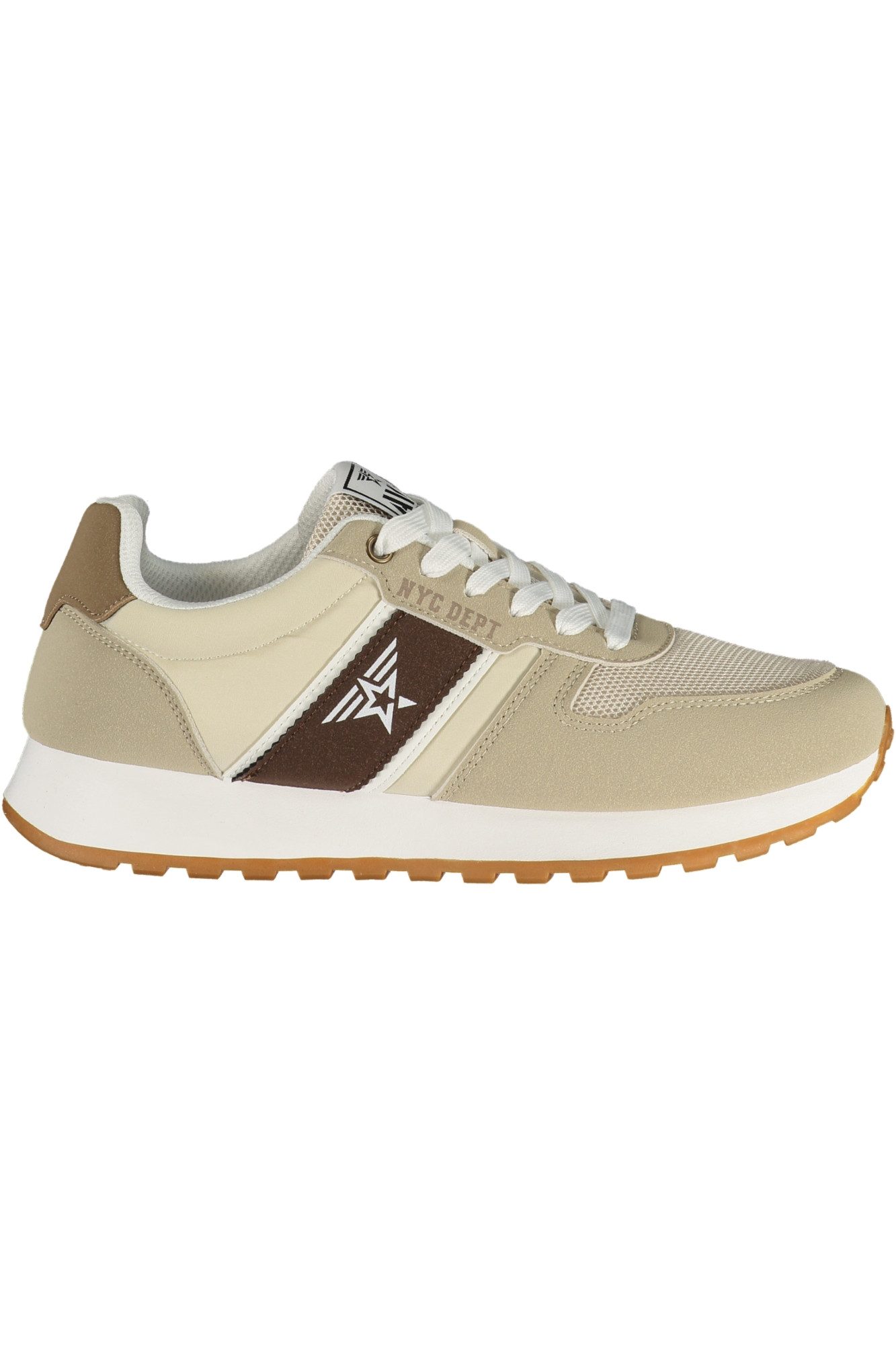 AVX AVIREX DEPT Sneaker Hochwertiger beige-brauner Herrensportschuh mit