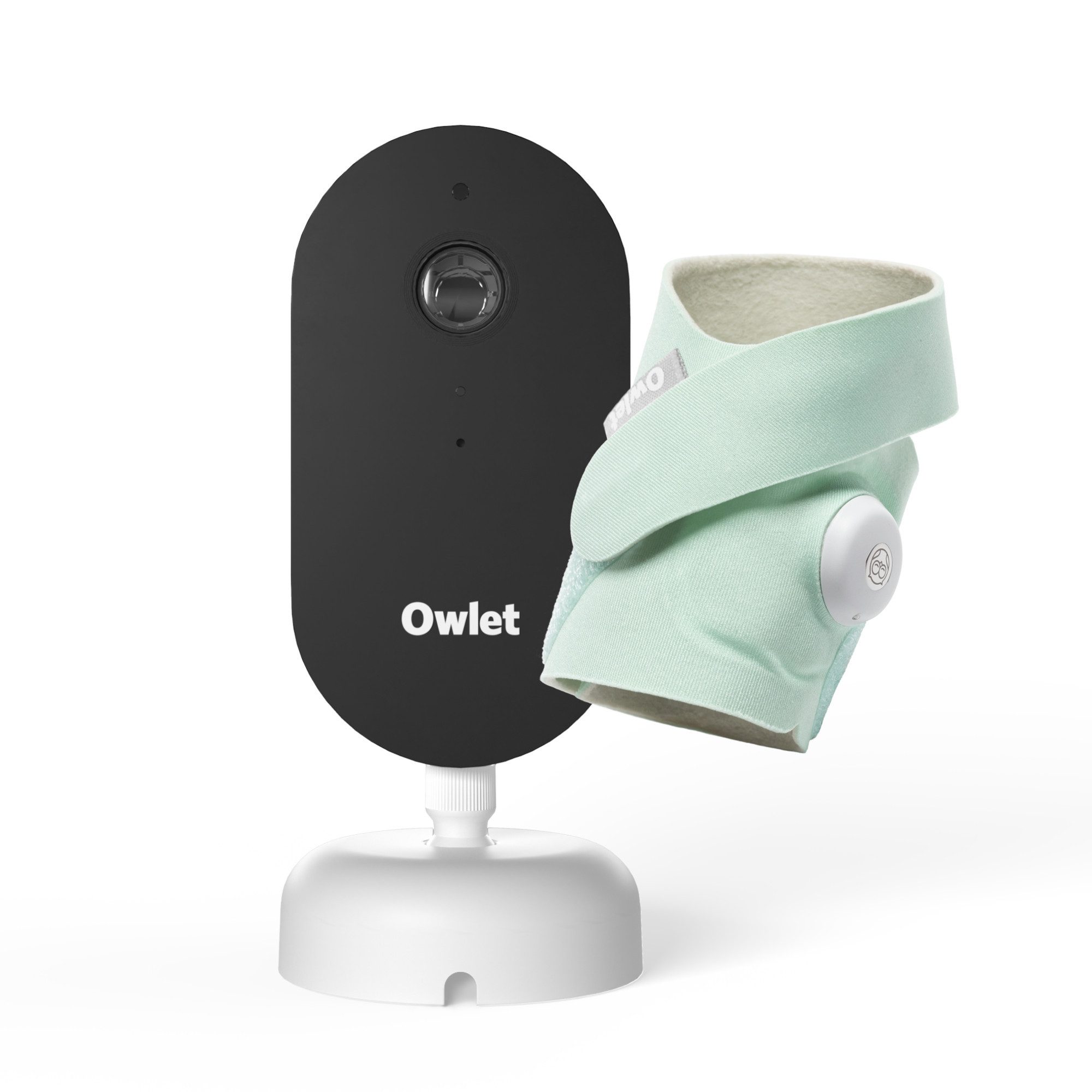 Owlet Baby Care DE Babyphone Videoüberwachung 2K-HD mit App & zertifiziertem Dream Sock® Sensor