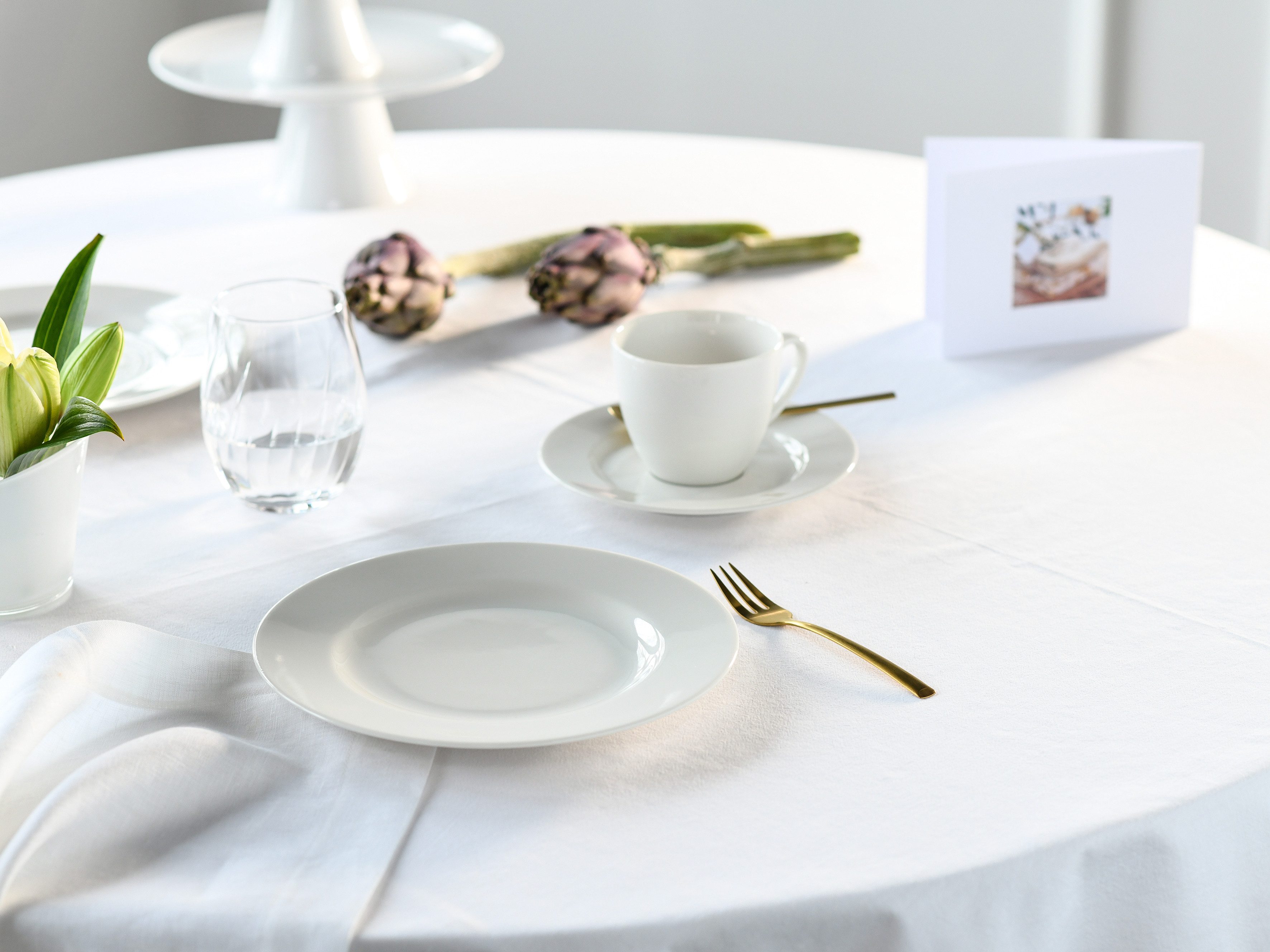 CreaTable Kaffeeservice Venice, Service 18-tlg. (18-tlg), 18 Personen, Porzellan, Klassische Tischkultur, Zeitlose Eleganz
