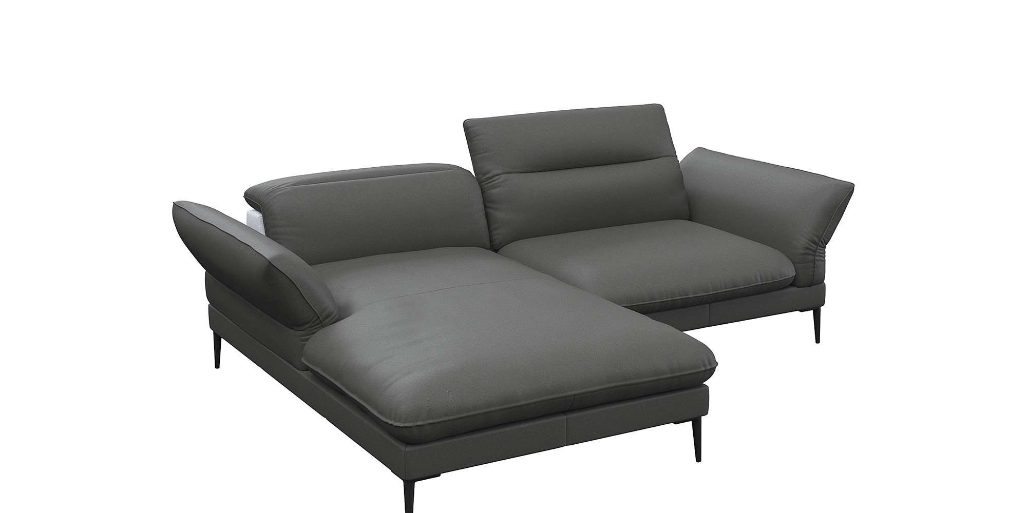 FLEXLUX Ecksofa Salino, Funktionssofa mit Recamiere, günstig online kaufen