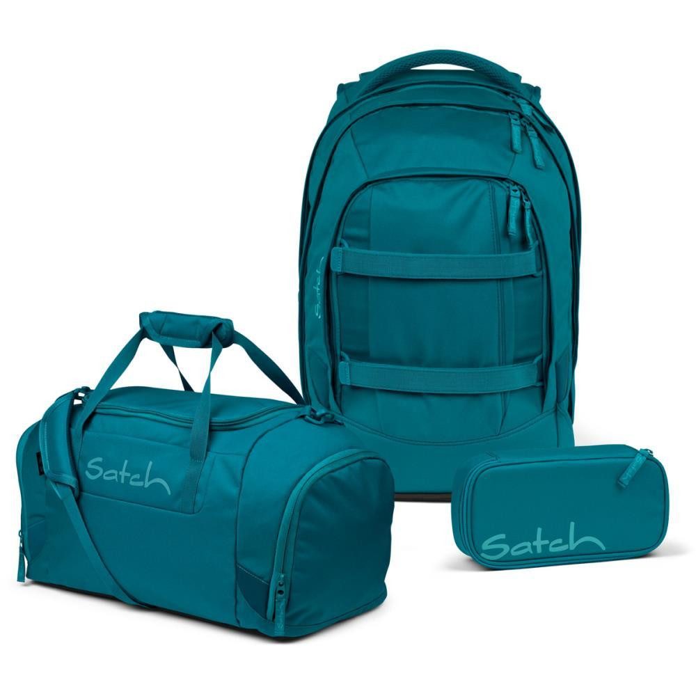 Satch Schulrucksack Pack (Set, inkl. Schlamperbox und Sporttasche)