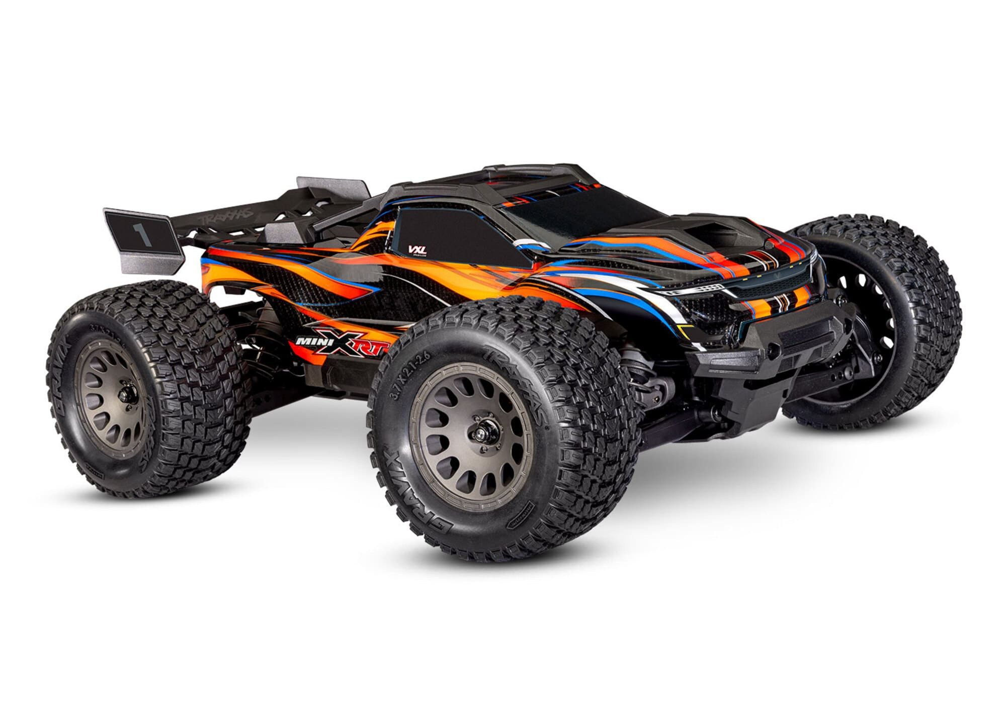 Traxxas RC-Buggy TRAXXAS MINI-XRT 3S 4x4 Orange 1/16 Monster-Truck RTR Brushless, Akku