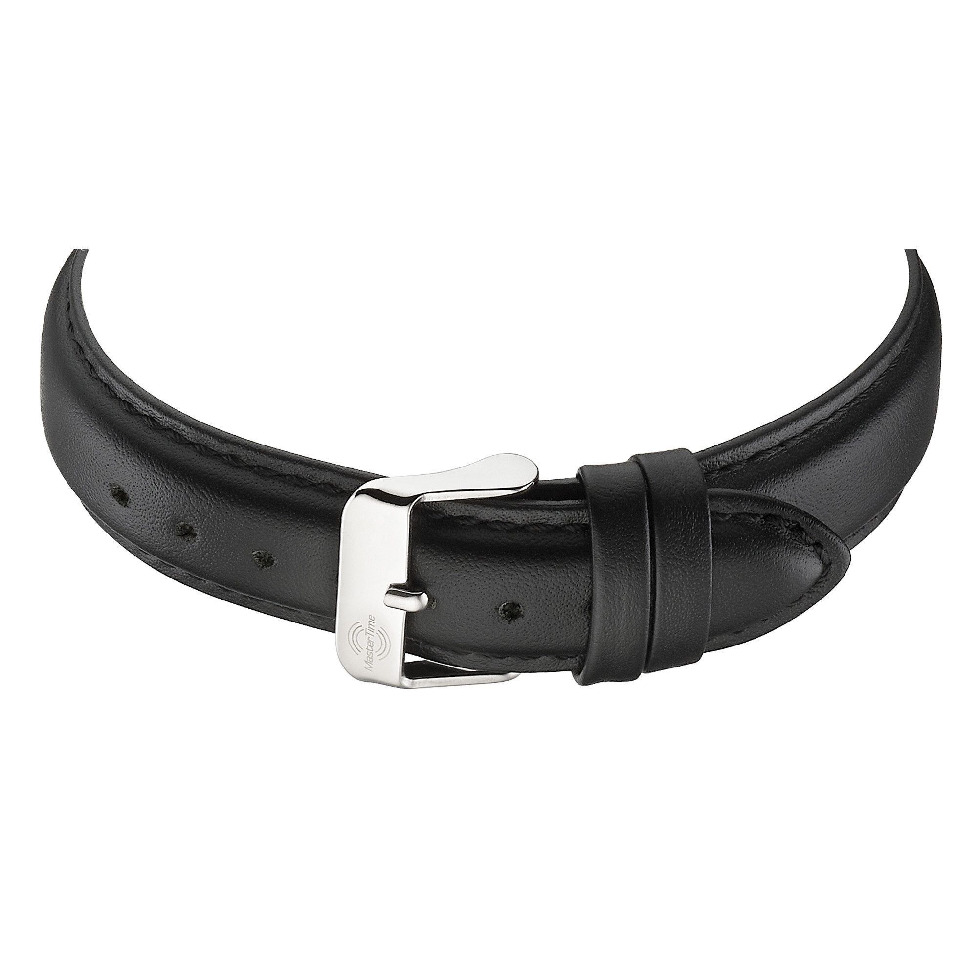 MASTER TIME Funkuhr Aviation MTGA-10957-22L, Quarzuhr, Armbanduhr, Herrenuhr, Lederarmband, analog, digital