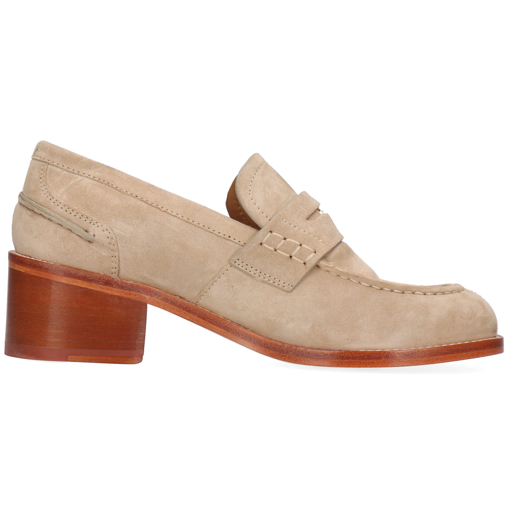 Melvin & Hamilton Imke 1 Leder-Loafers für Damen Loafer Block-Absatz, Echtes Leder
