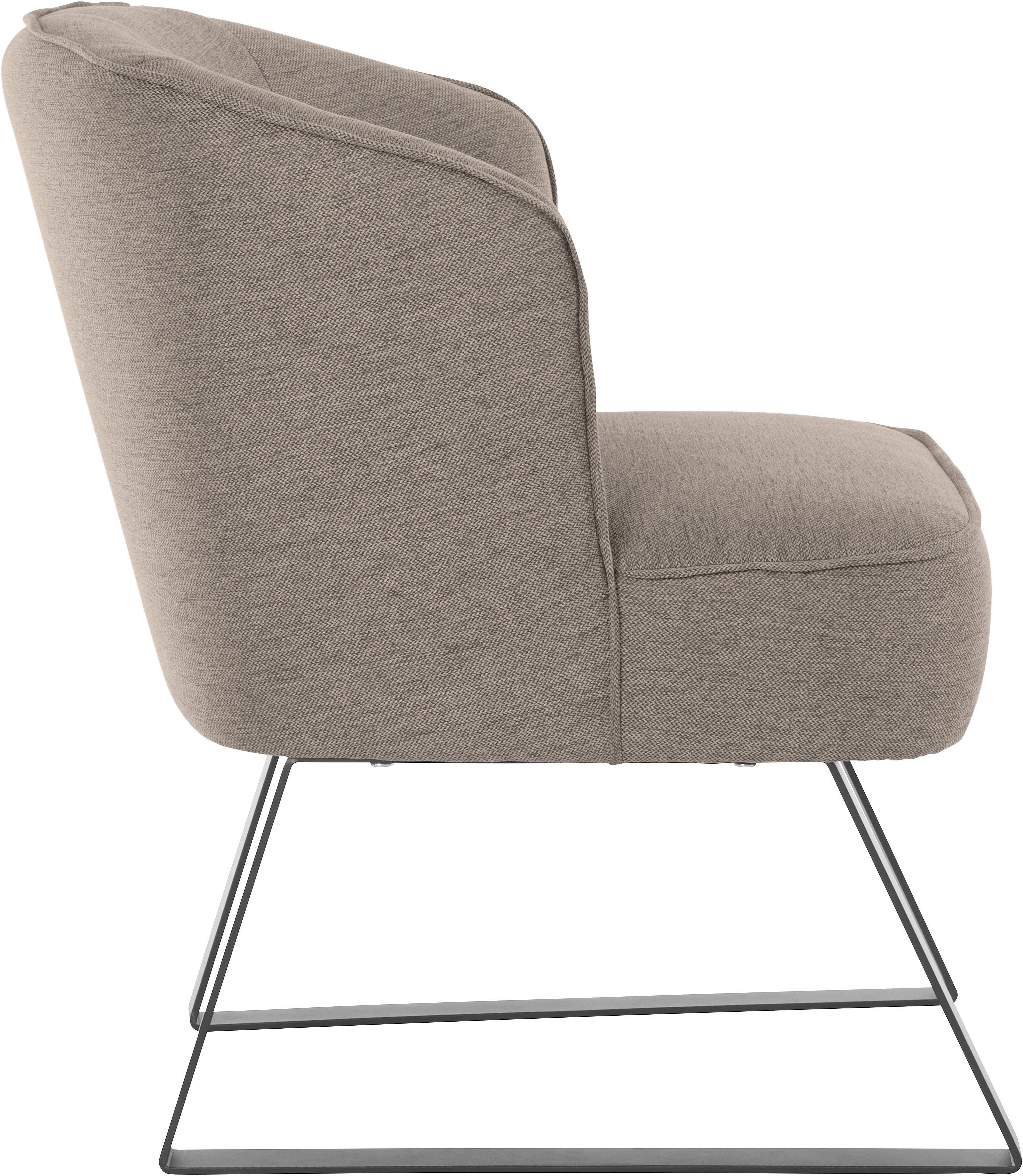 1 Qualitäten, mit Bezug und - exxpo sofa Americano, Sessel verschiedenen Metallfüßen, Keder fashion Stck. in