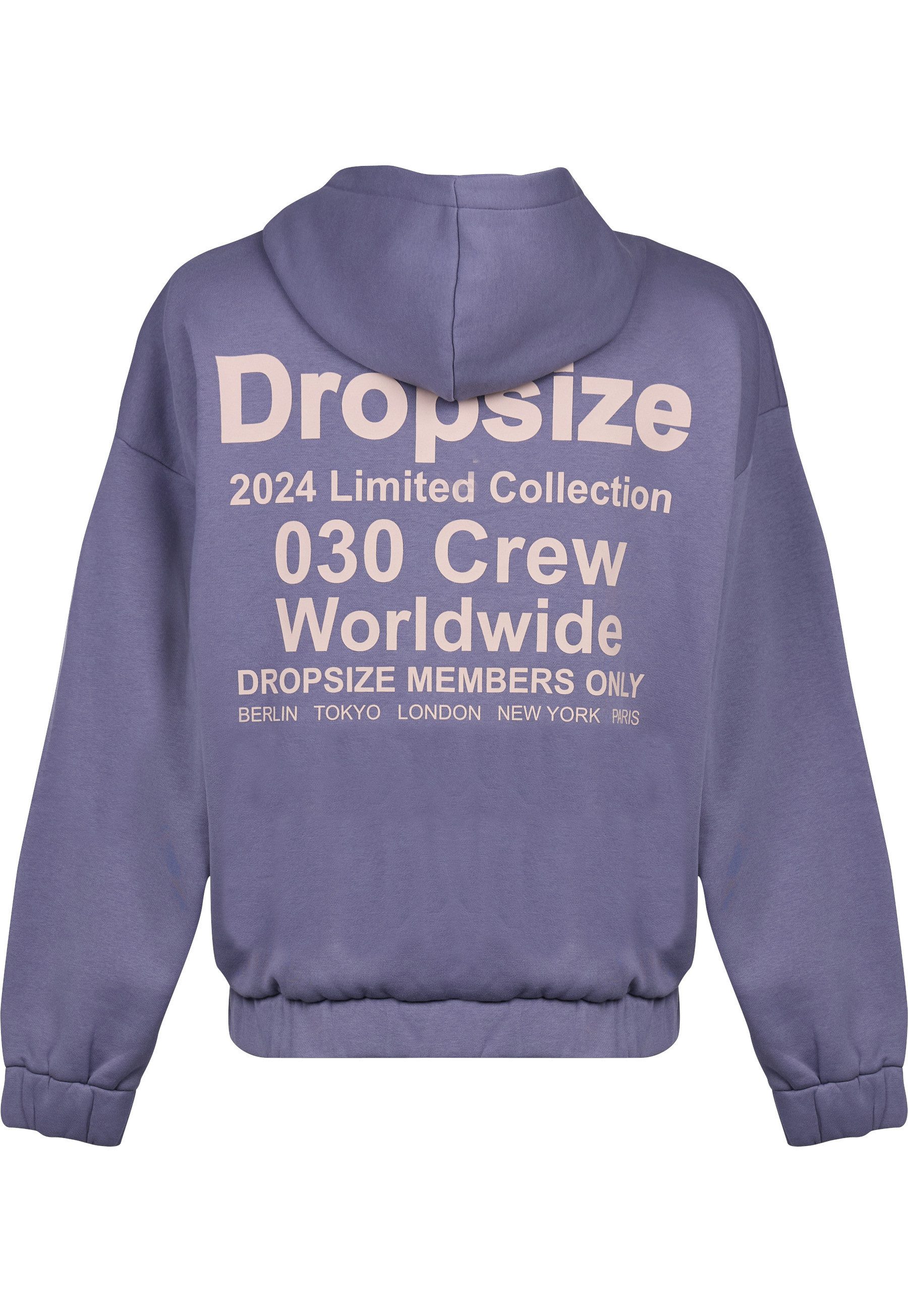 Dropsize Sweatjacke Dropsize HEAVY OVERSIZE LIMITED ZIP-HOODIE
