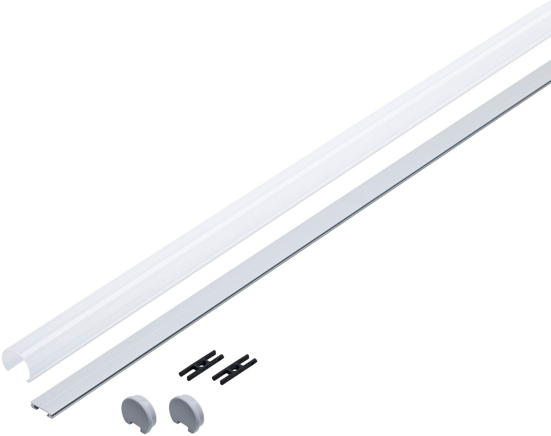 Paulmann LED-Streifen Tube Set inkl. cm 100 Clips, Endkappen und Profil Diffusor