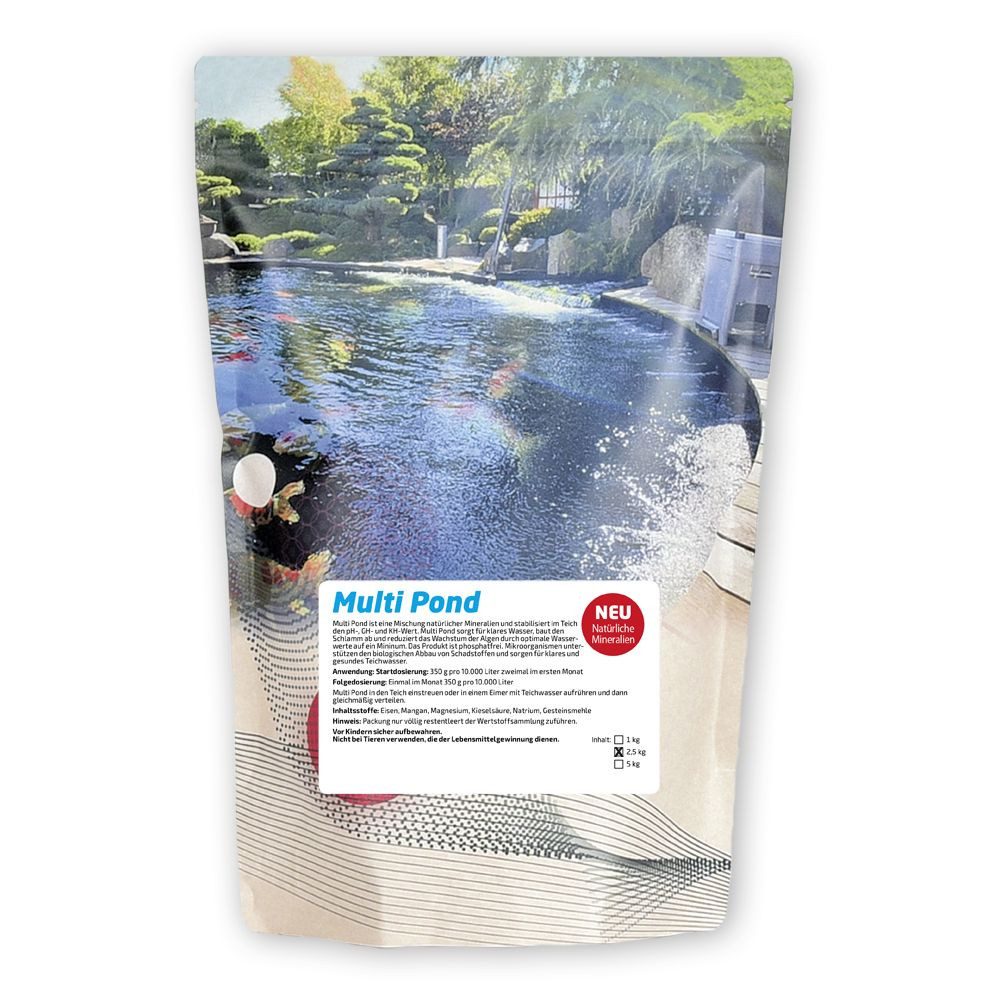 OISHII Teichpflege Multi Pond – Natürliche Wasserpflege für den Gartenteich