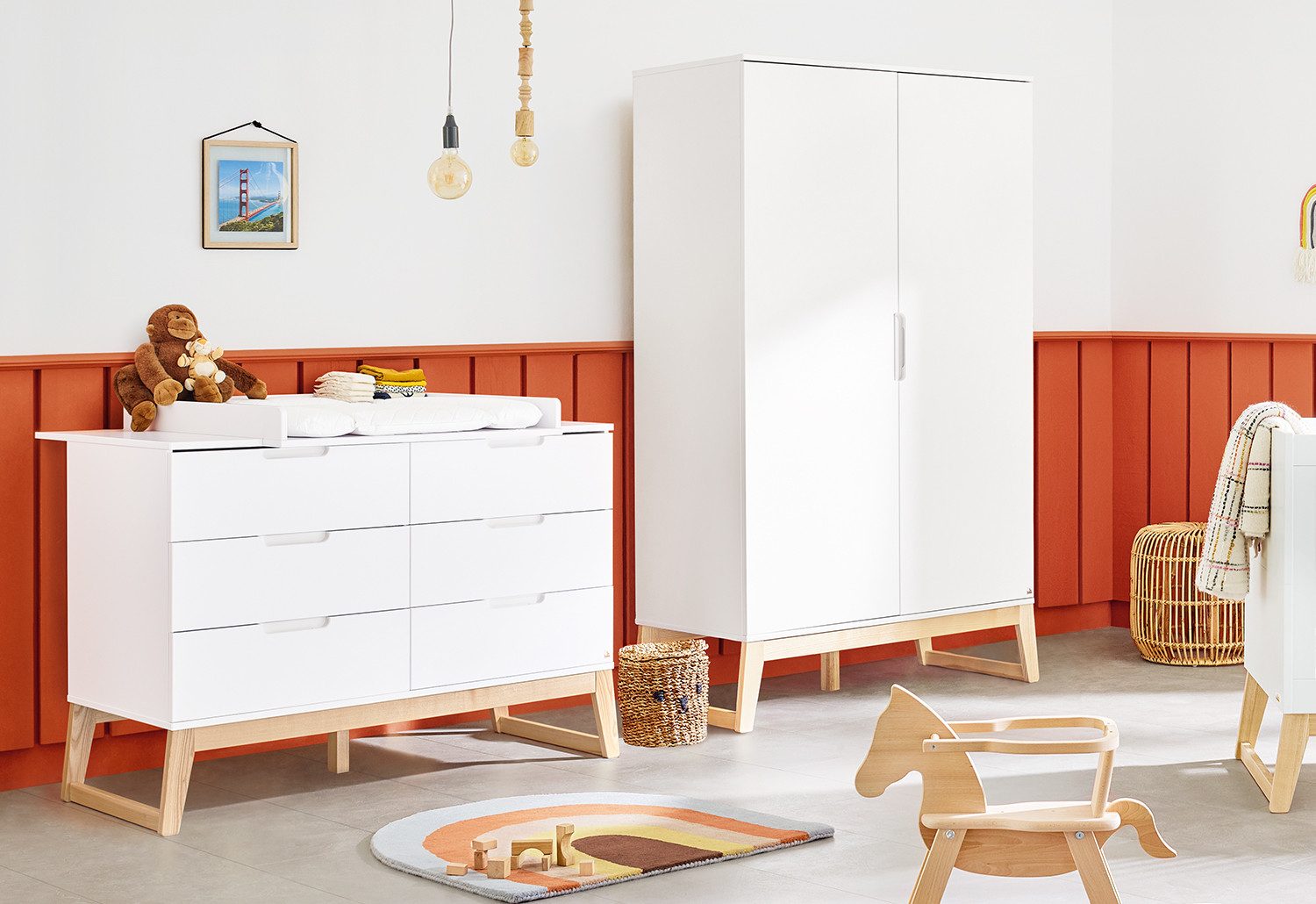 Pinolino® Wickelkommode Wickelkommode 'Bridge' extrabreit