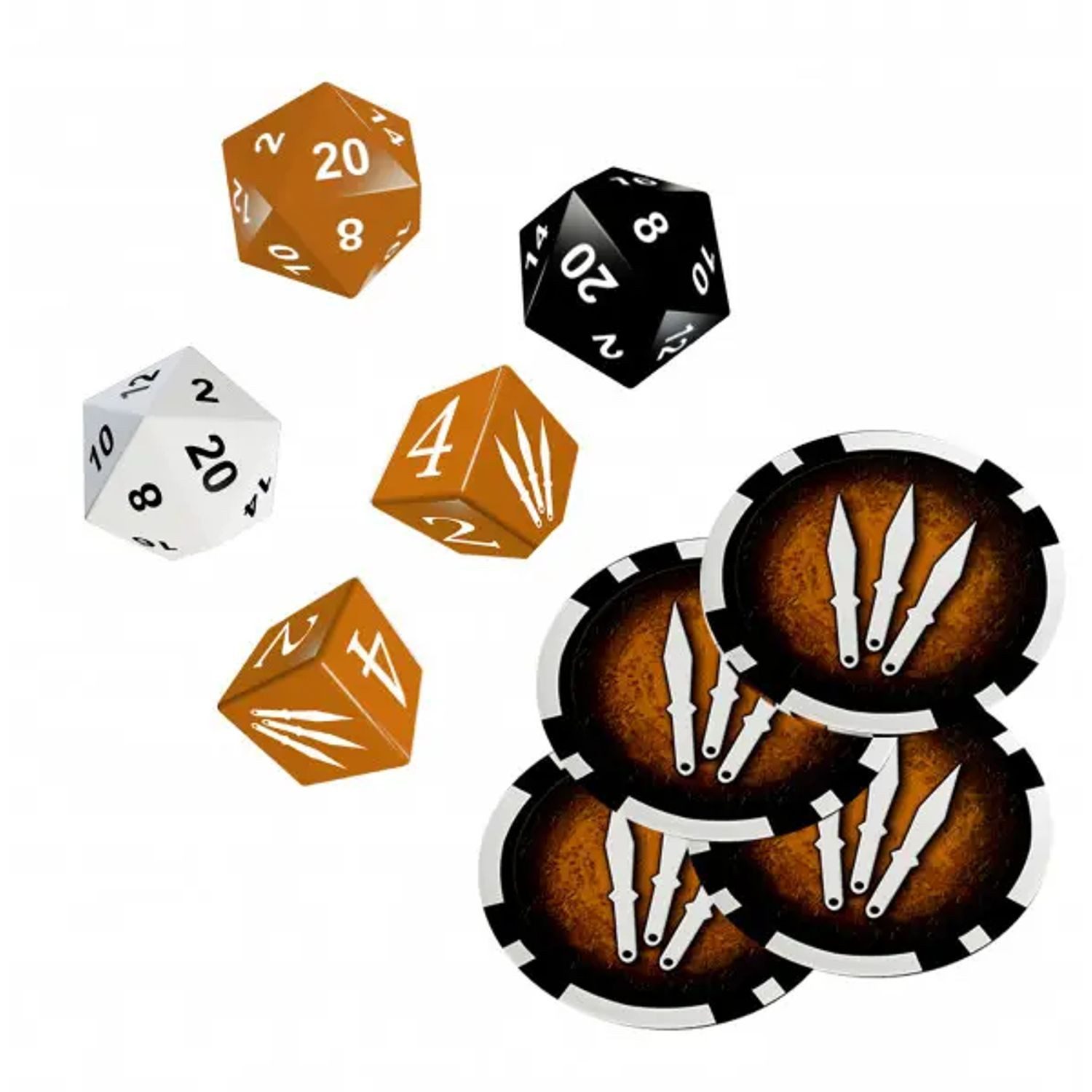 Ulisses Spiele Spiel Das Schwarze Auge, DSA5 Einsteigerbox: Streuner, Würfel- & Chipset