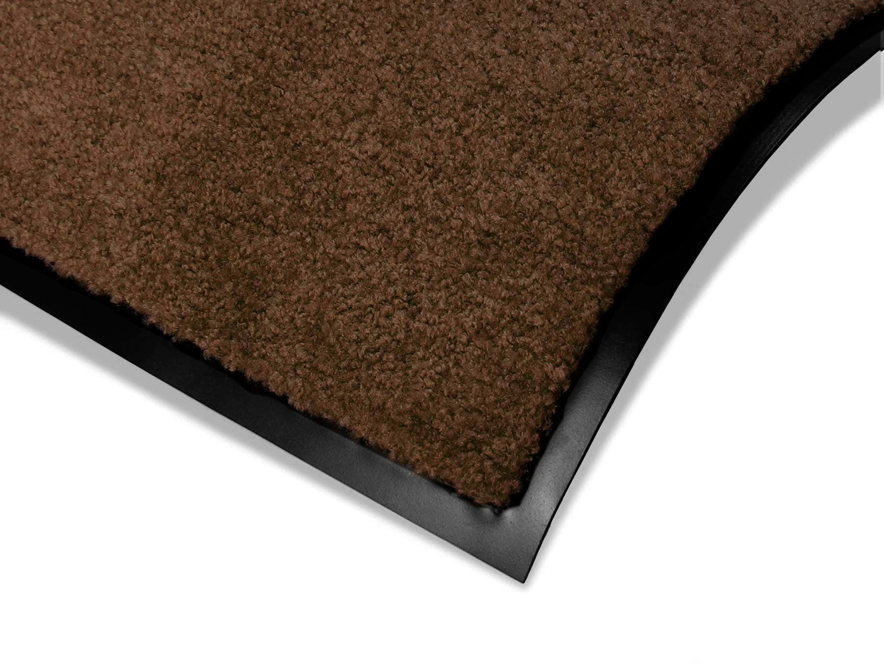 Fußmatte Schmutzfangmatte CLEAN PRO, Höhe: rechteckig, braun mm, in waschbar UV-beständig, Primaflor-Ideen Uni-Farben, 8 Schmutzfangmatte, Textil