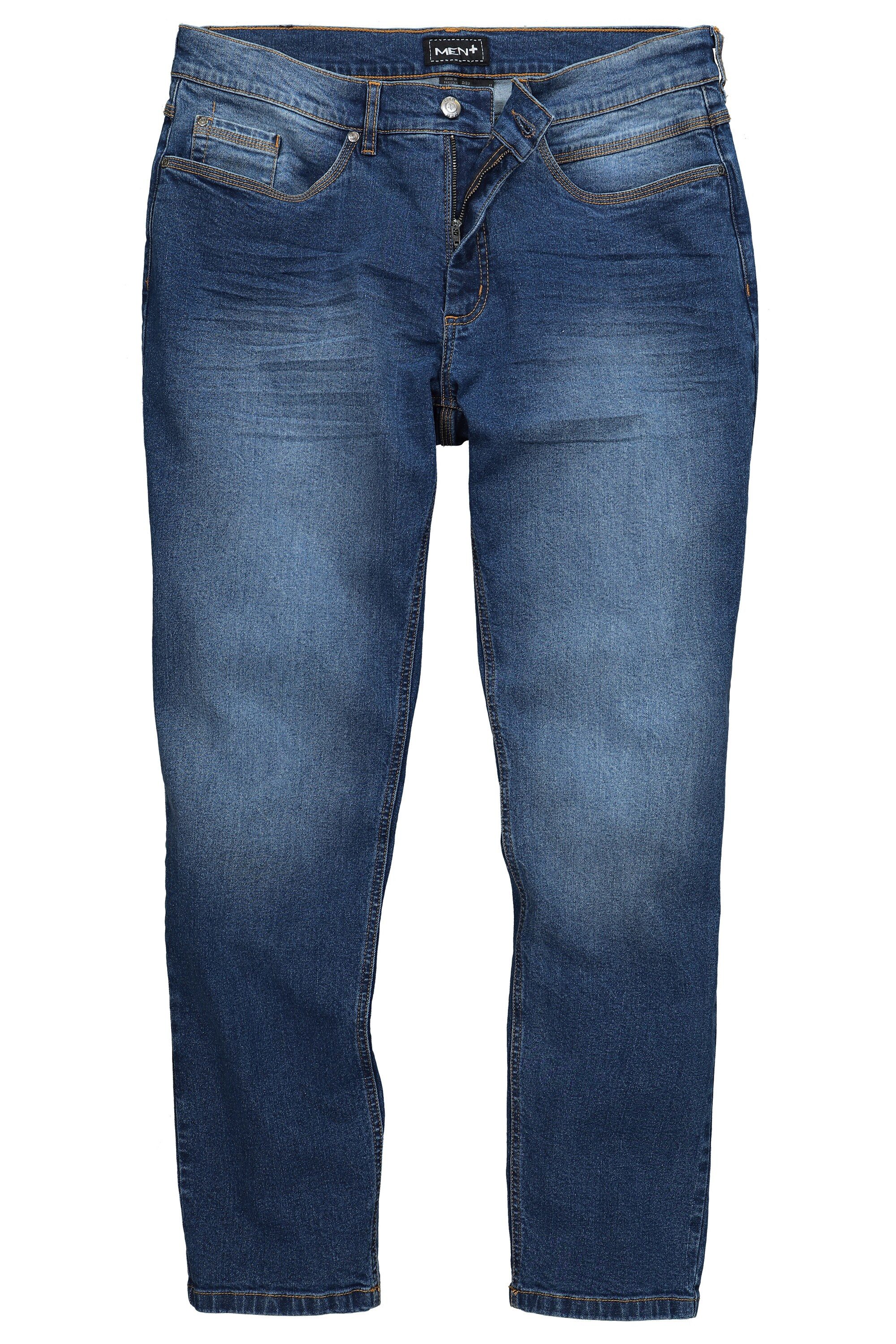 Men Plus 5-Pocket-Jeans Men+ Jeans Denim Tapered Loose Fit 5-Pocket günstig online kaufen