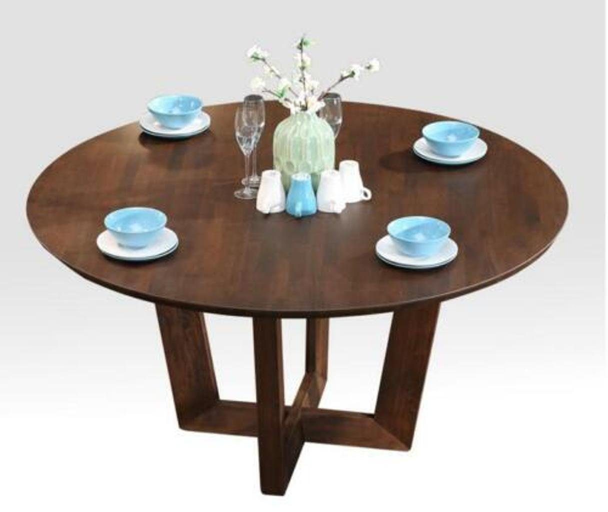 Runde Designer JVmoebel Zimmer Tisch Esstisch, Ess Original Tische Rund Holz