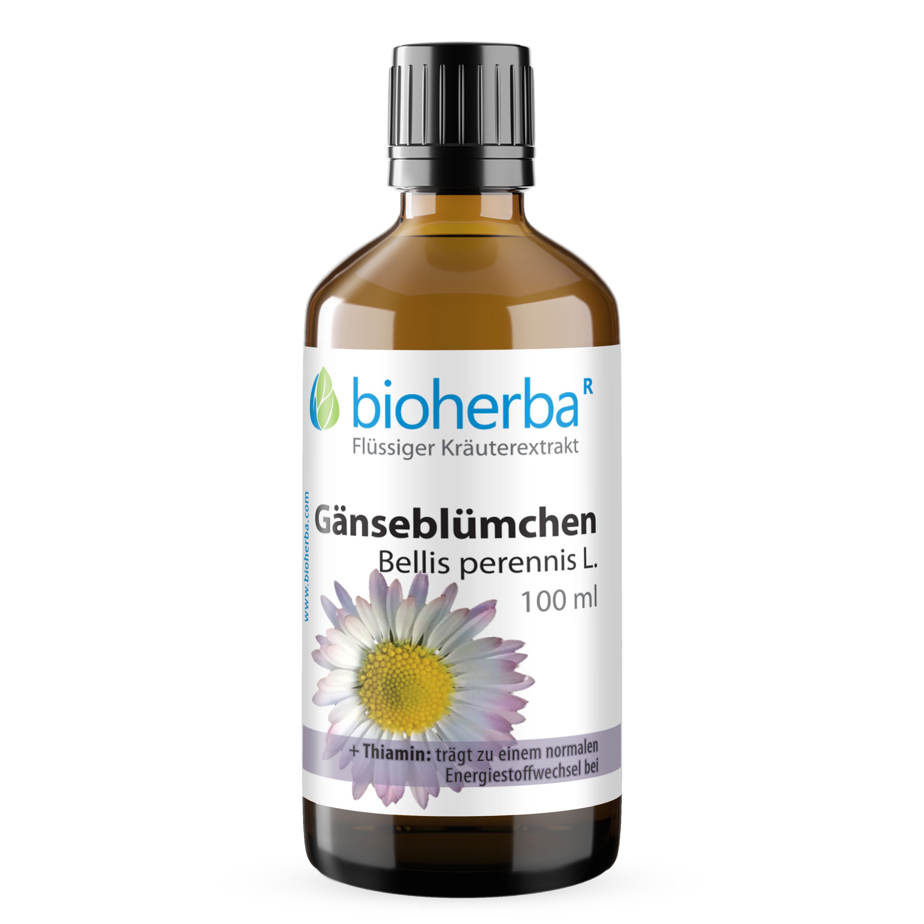 BIOHERBA R Bioherba Gänseblümchen Bellis perennis L. Tropfen Tinktur 100 ml Nahrungsergänzungsmittel, 1 er