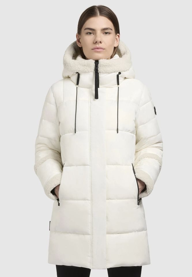 khujo Winterjacke – Steppmantel mit Kunstfellkragen günstig online kaufen