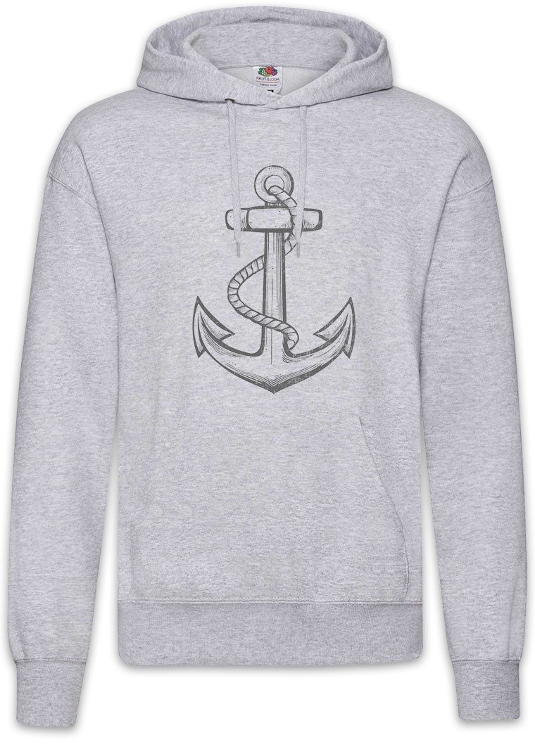 Hoodie Anchor I Herren Hoodie Sailor Anker Tattoo Oldschool Jerry Art